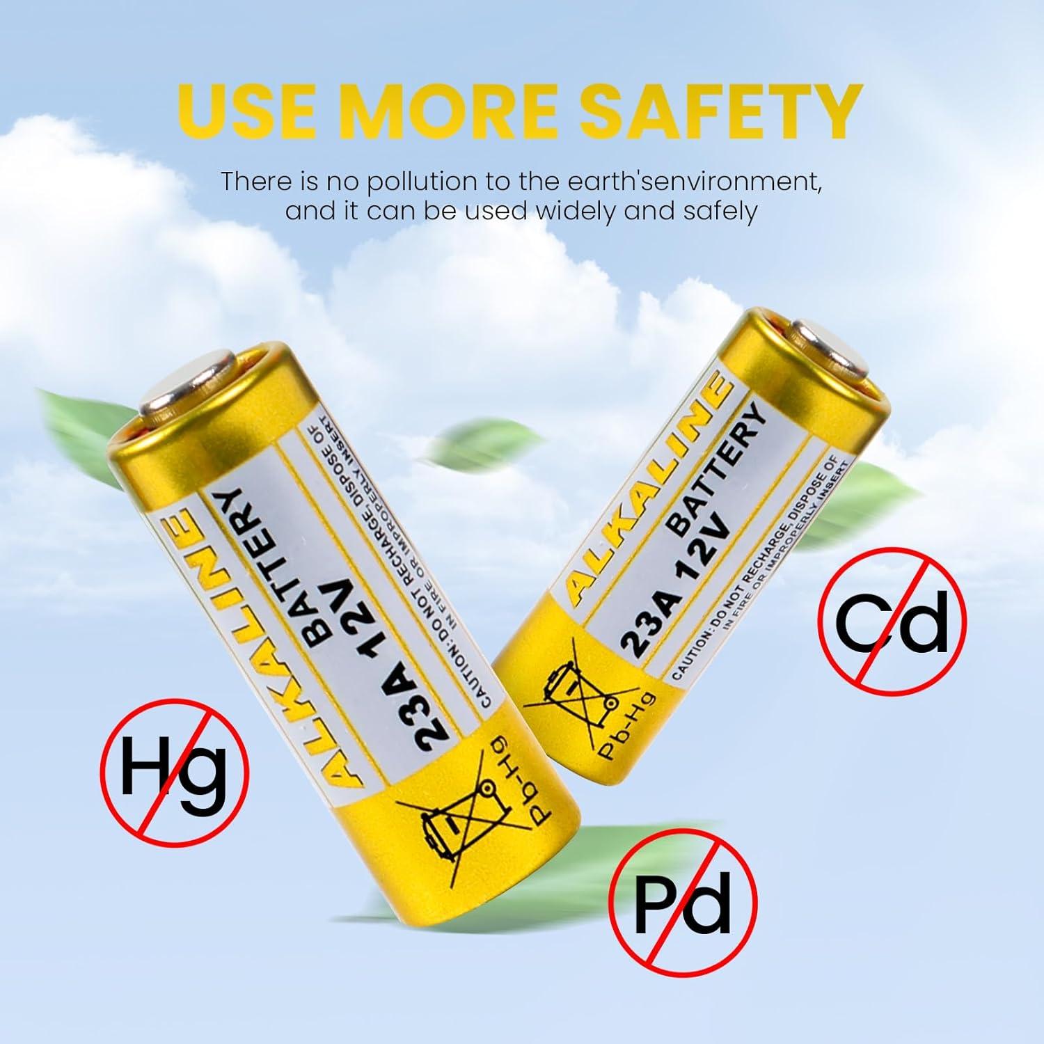 Baterías Alcalinas 12V SuperPower A23 Paquete de 20 Unidades