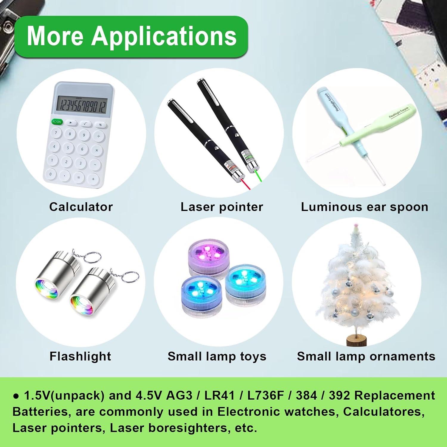 Paquete de 10 Baterías Alcalinas LR41 ARKSight - Duraderas y a Prueba de Fugas
