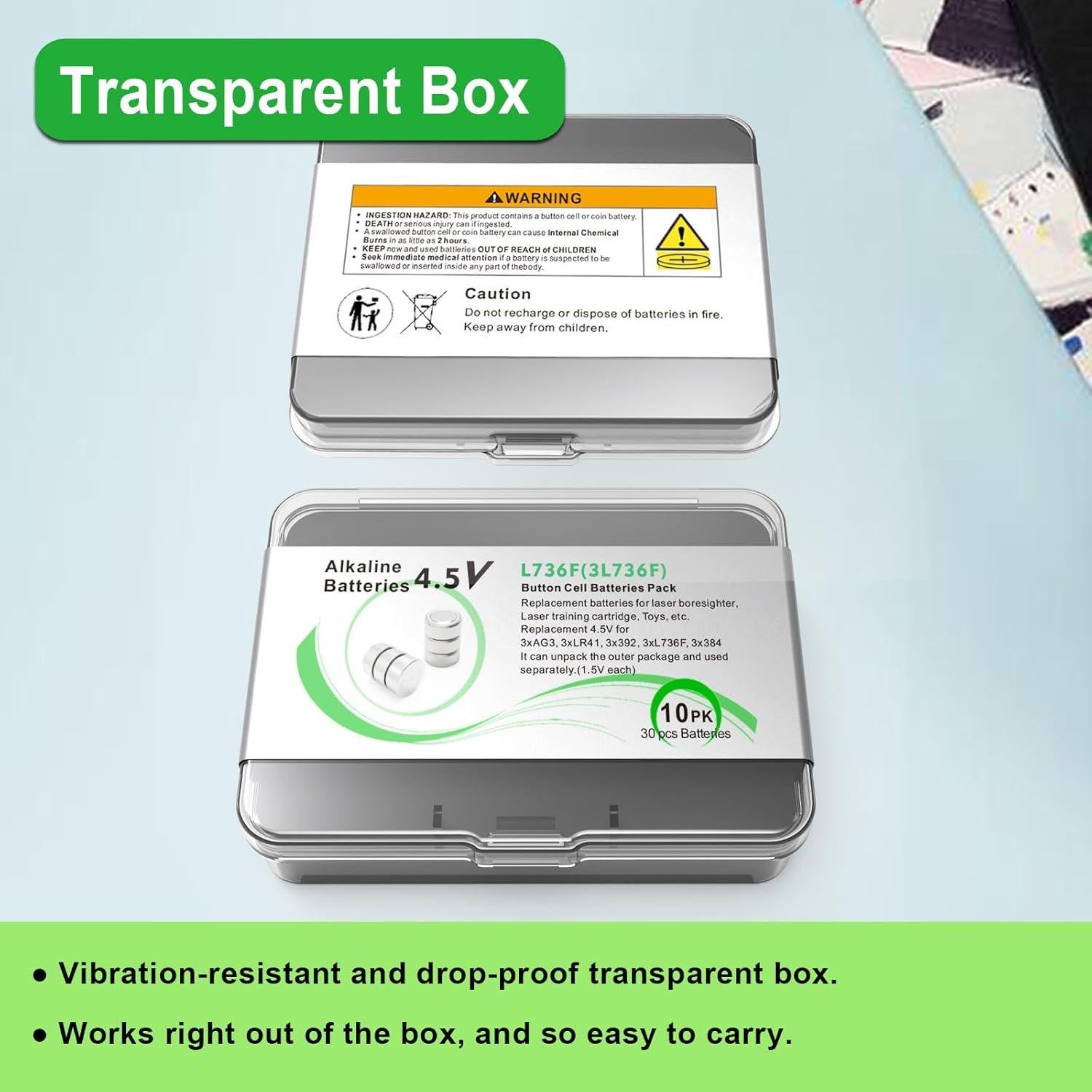Paquete de 10 Baterías Alcalinas LR41 ARKSight - Duraderas y a Prueba de Fugas