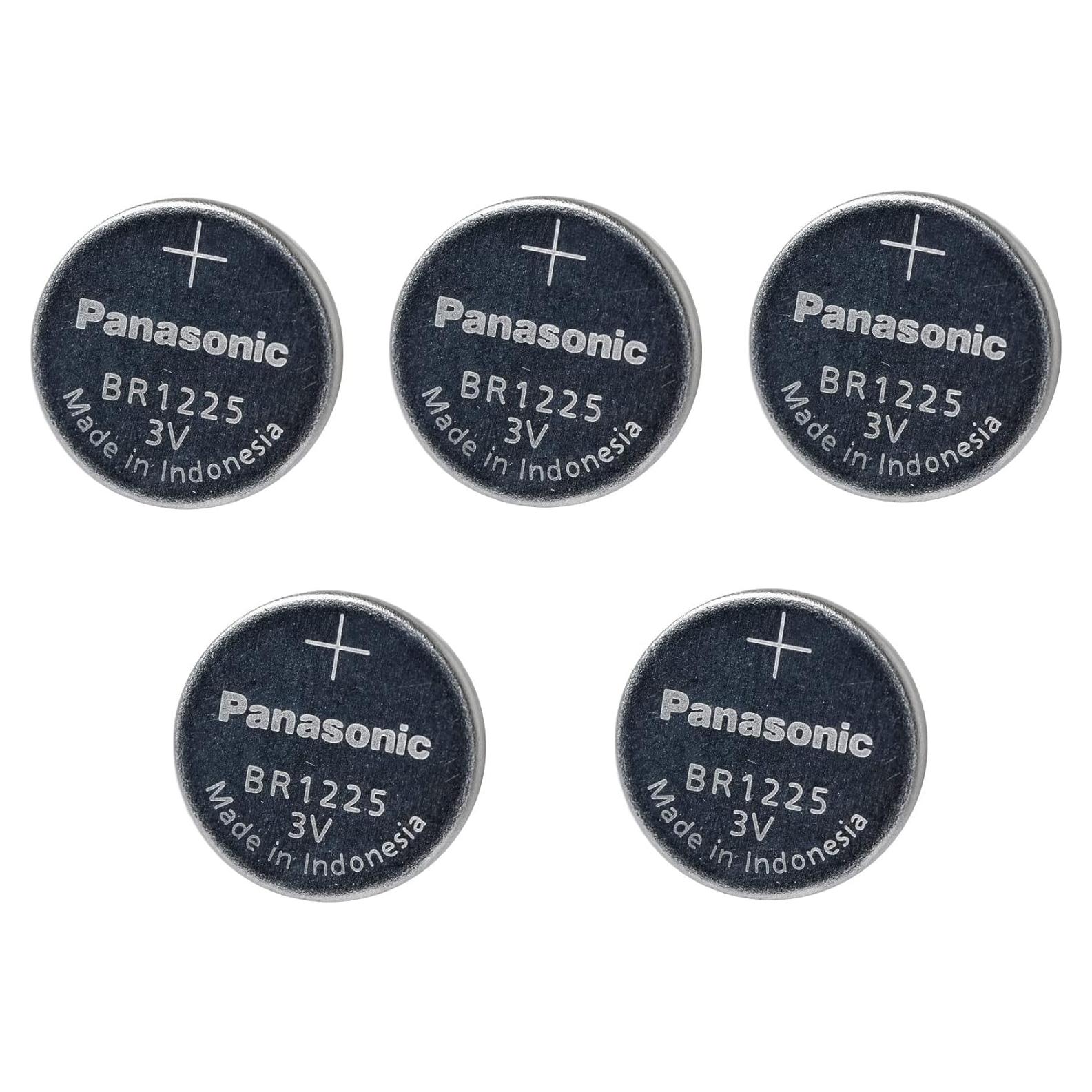 Batería de Litio Panasonic BR1225 3V - Pack de 5 Unidades