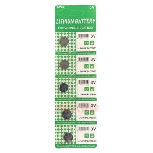 5 Baterías de Litio CR1225 3V - Alta Capacidad y Duración