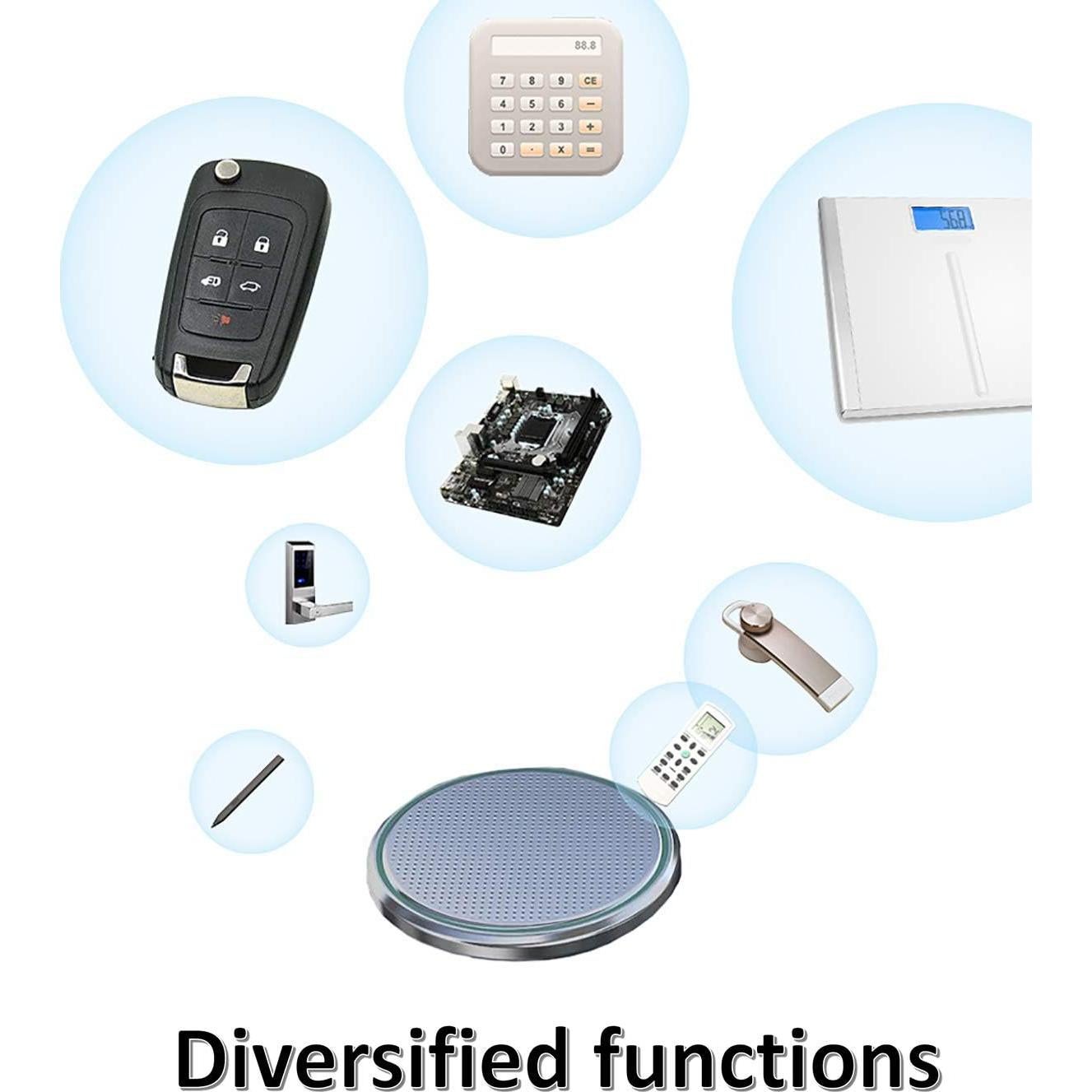 Baterías de Litio CR2430 SKOANBE 5 Piezas 3V Duraderas