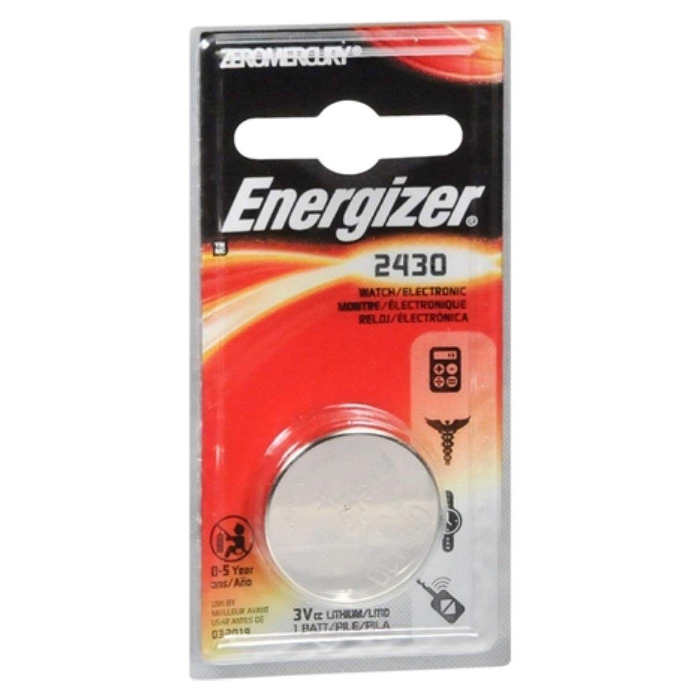 Batería de Litio Energizer 2430 para Reloj y Electrónica - 4 Unidades
