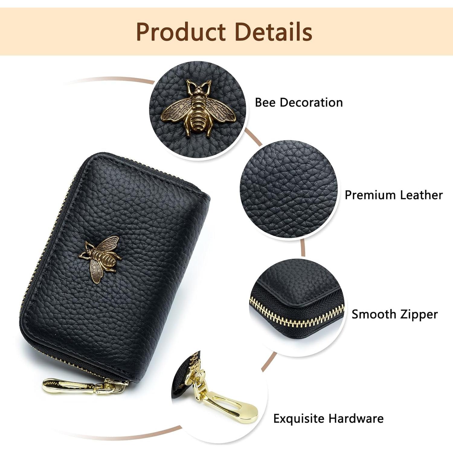 Billetera RFID imeetu para mujeres - Estuche con cremallera