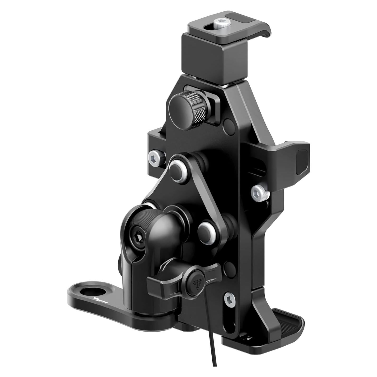 Soporte para teléfono de motocicleta Tackform MM00-ADV - Aluminio, carga inalámbrica, amortiguación de vibraciones