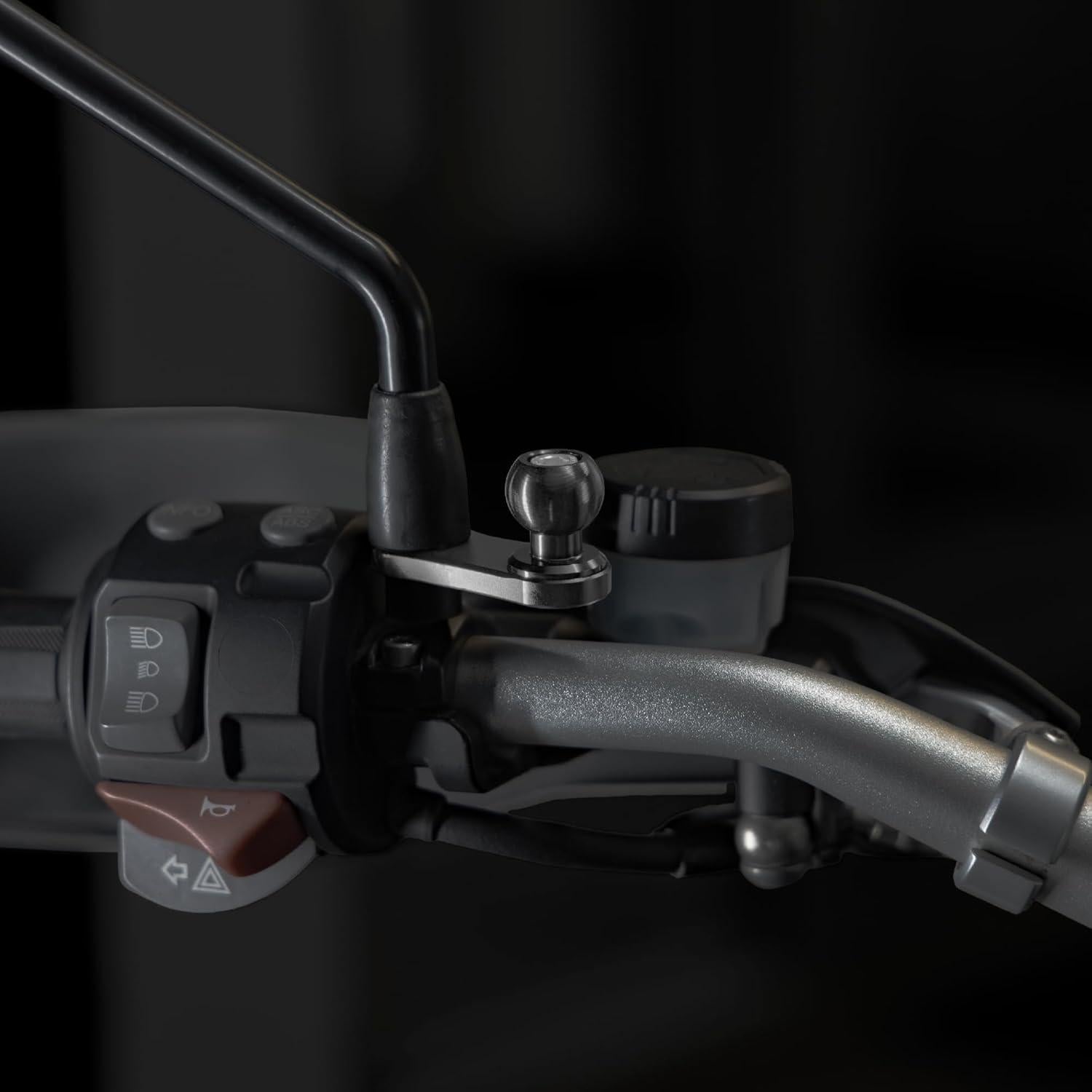 Soporte para teléfono de motocicleta Tackform MM00-ADV - Aluminio, carga inalámbrica, amortiguación de vibraciones