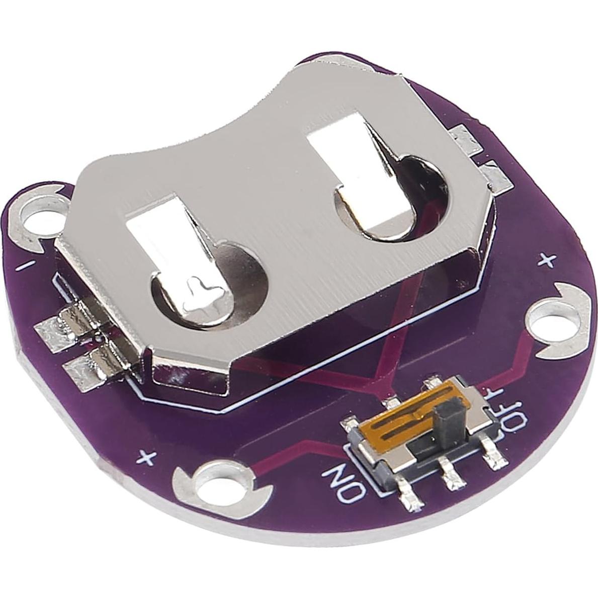 10 Soportes de Batería de Moneda Lilypad CR2032 AEDIKO