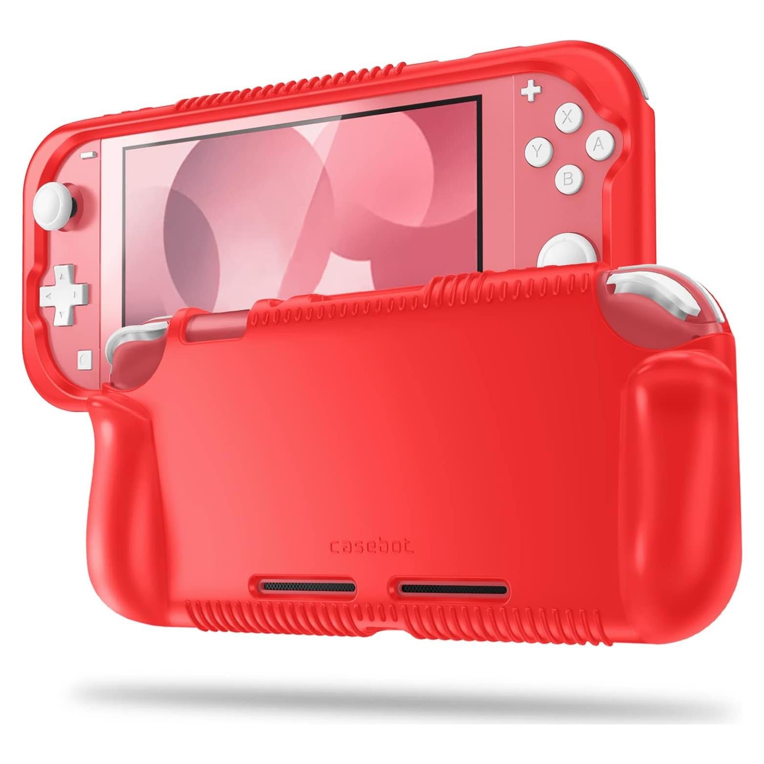 Funda Fintie para Nintendo Switch Lite 2019 - Silicona Roja