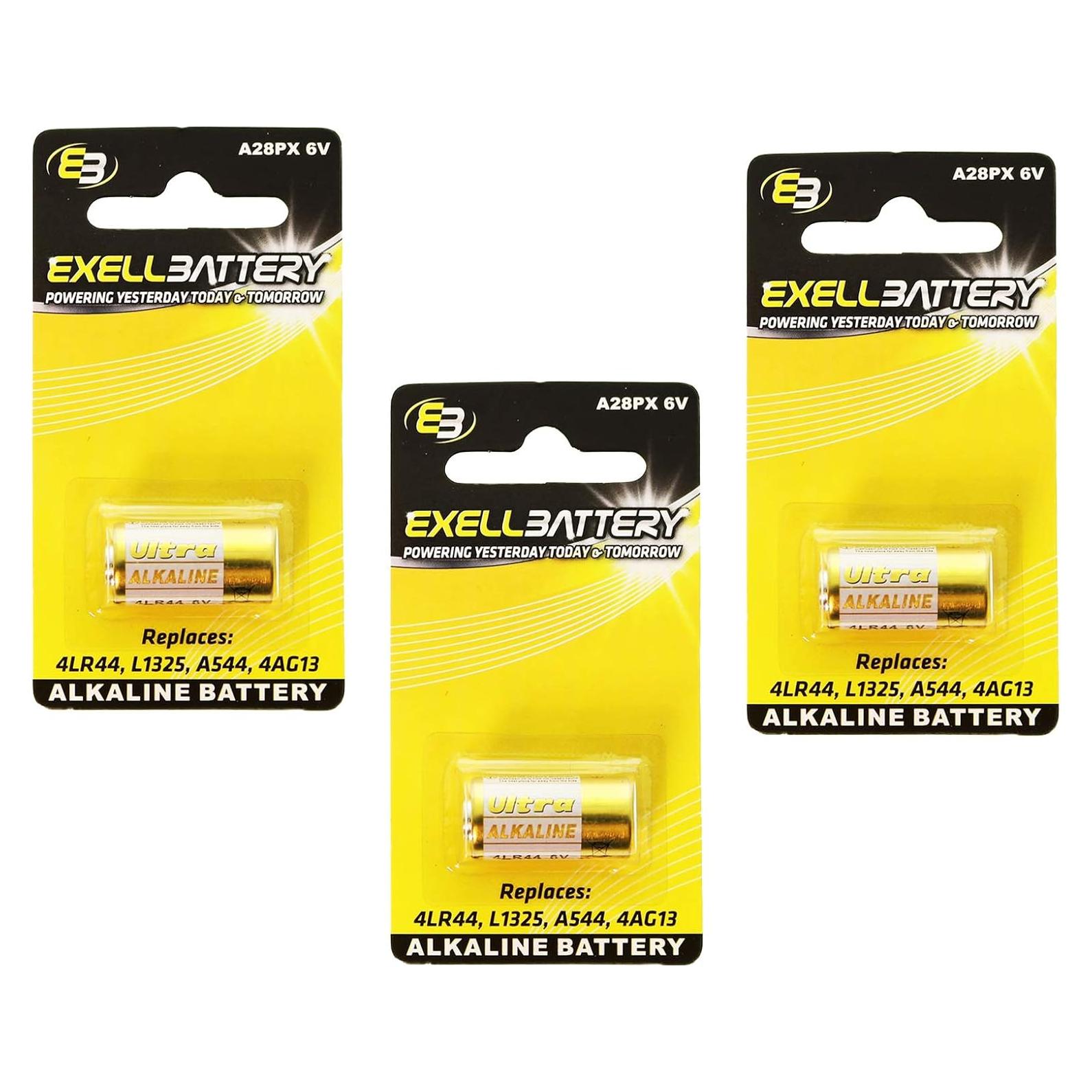 Batería Alcalina 6V Exell A28PX - Paquete de 5 Unidades