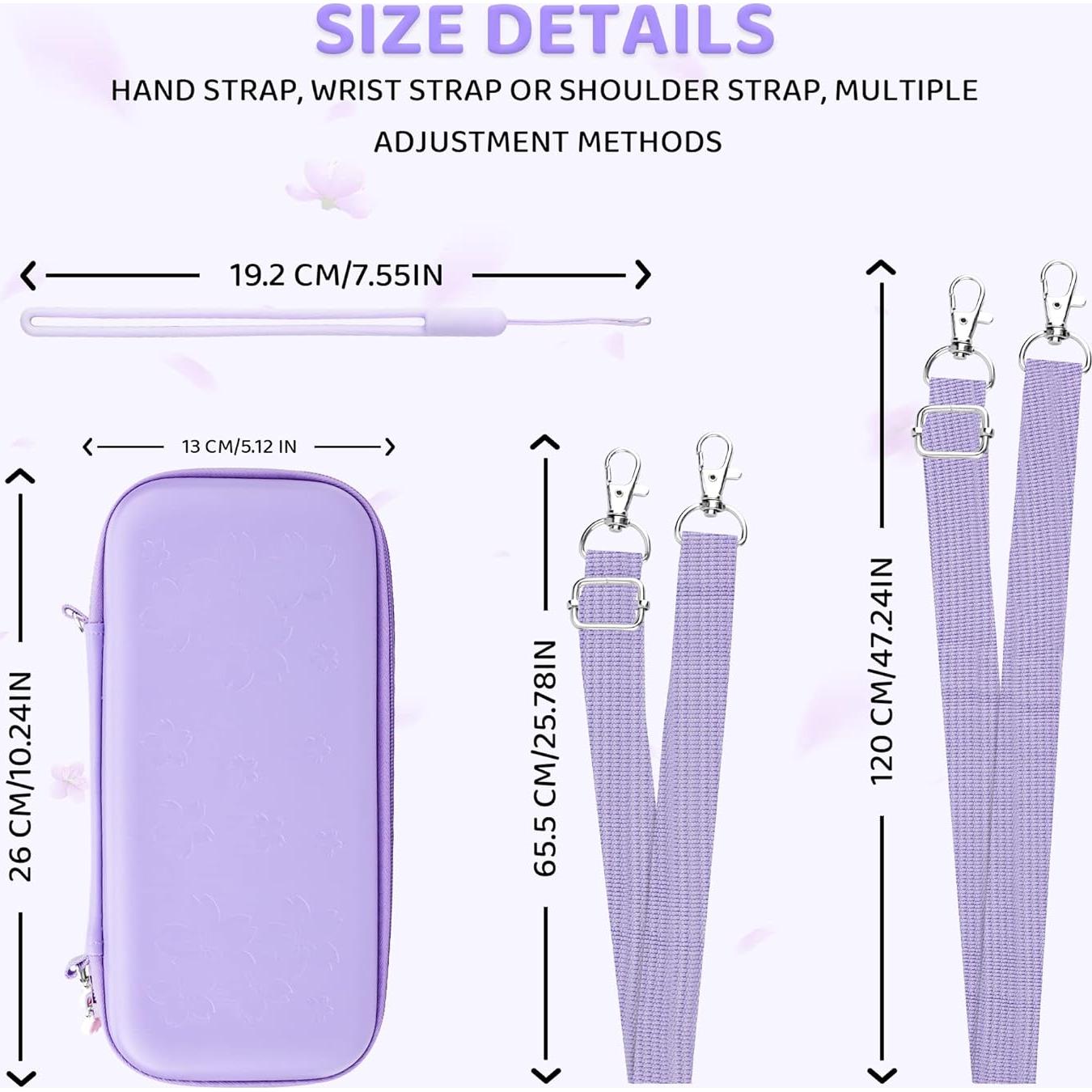 Estuche Protector FANPL para Nintendo Switch OLED Púrpura