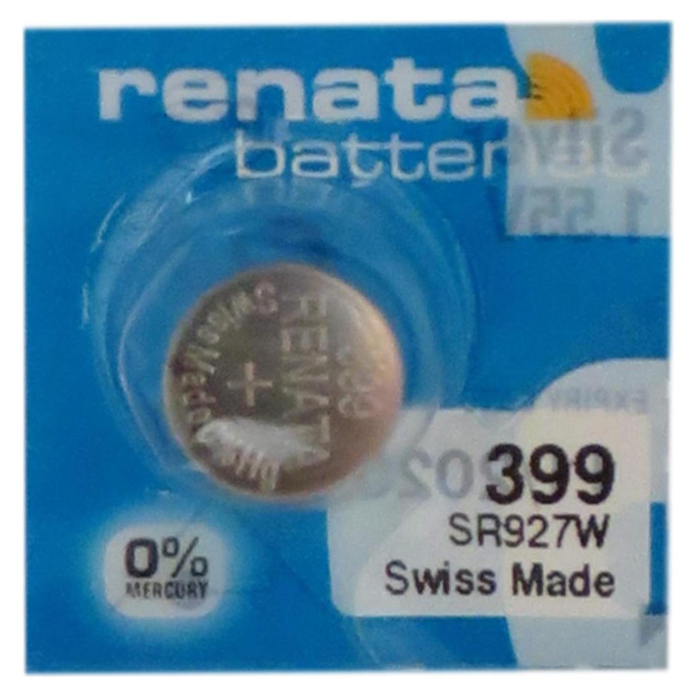 Batería de botón óxido de plata Renata SR927SW - 10 unidades