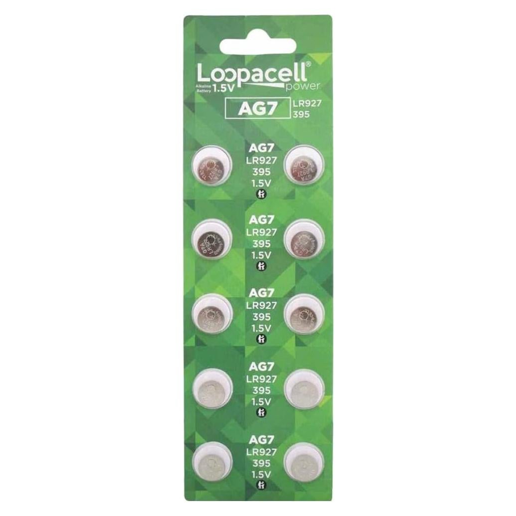 Baterías Alcalinas Loopacell AG7 1.5V - Paquete de 500 Unidades