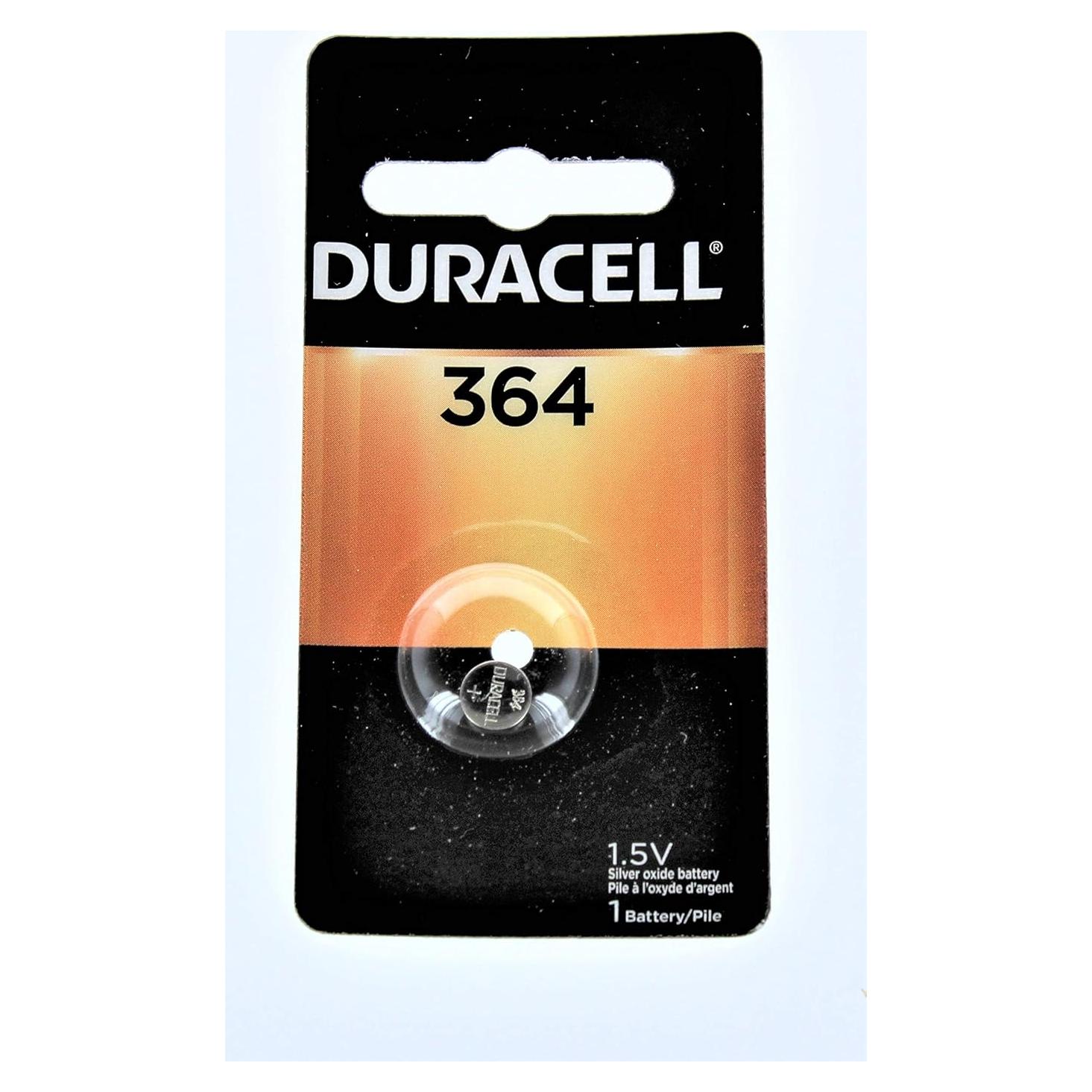 Batería de Óxido de Plata Duracell 1.5V Modelo 364