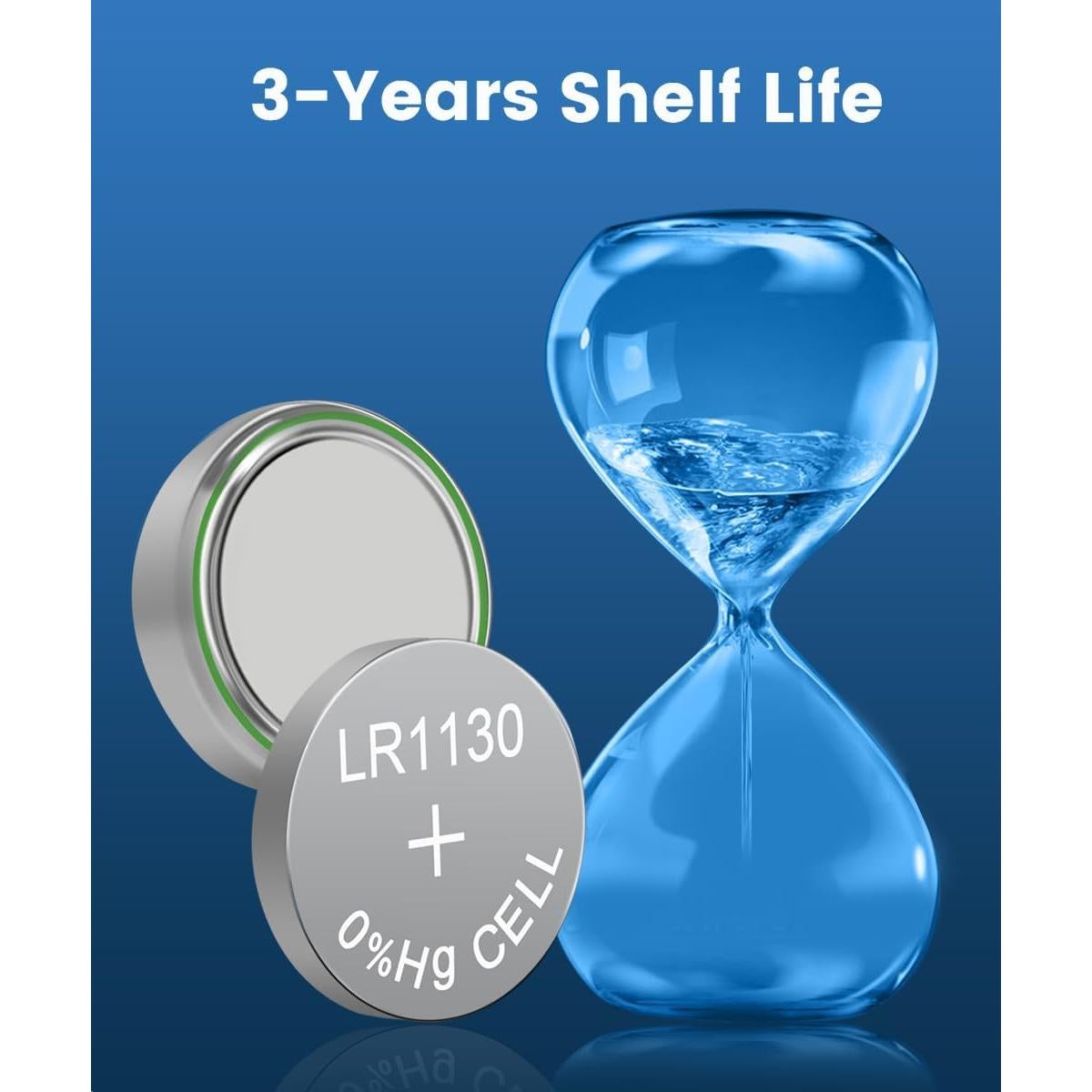 Paquete de 10 Baterías Alcalinas AG10 Vtreneg 1.5V para Dispositivos