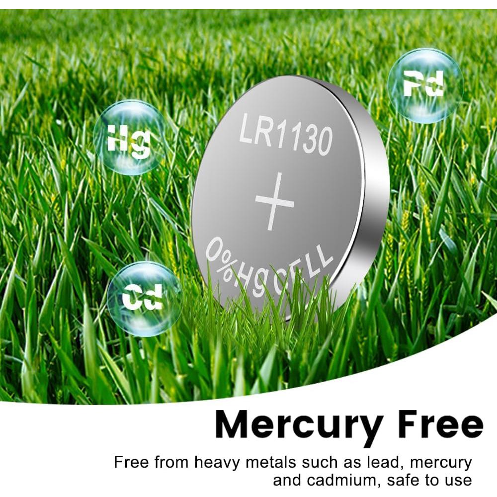 Paquete de 10 Baterías Alcalinas AG10 Vtreneg 1.5V para Dispositivos