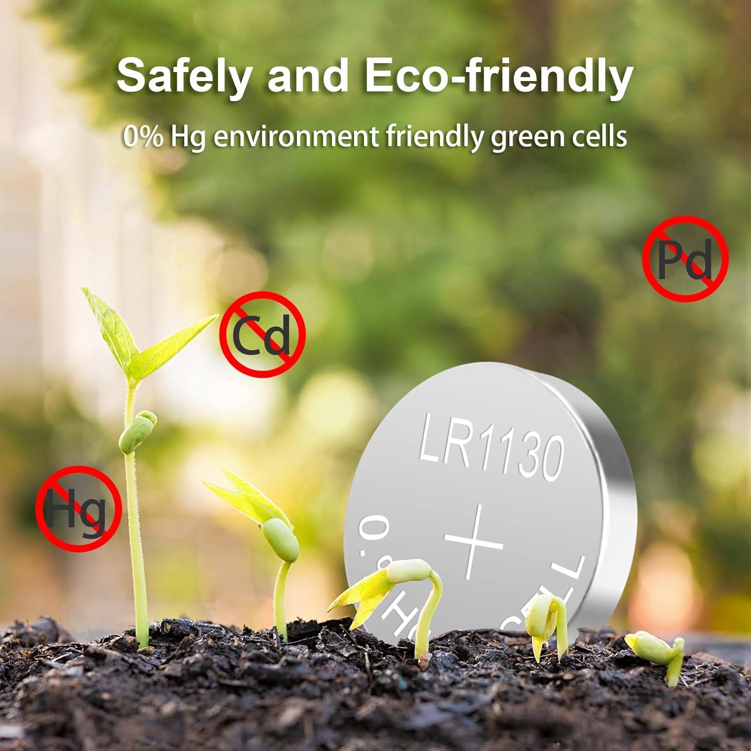 Baterías LR1130 Alcalinas de Larga Duración - Paquete de 25