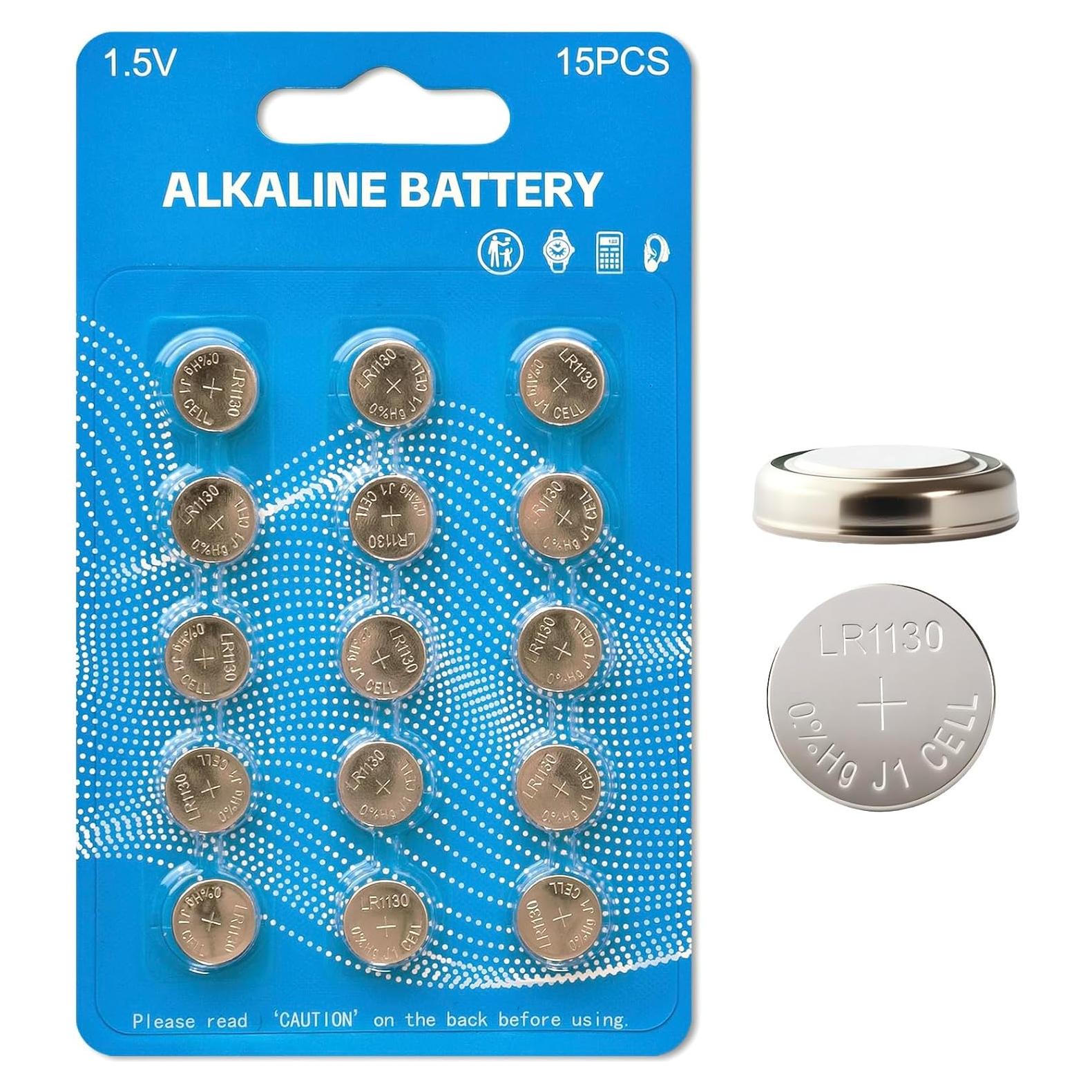 Paquete de 15 Baterías LR1130 Alcalinas Soyasi 1.5V