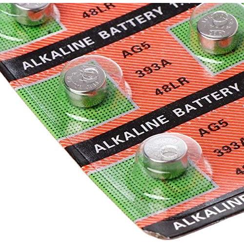 Baterías de botón Cotchear AG5 LR754 Alcalina 10 Pcs