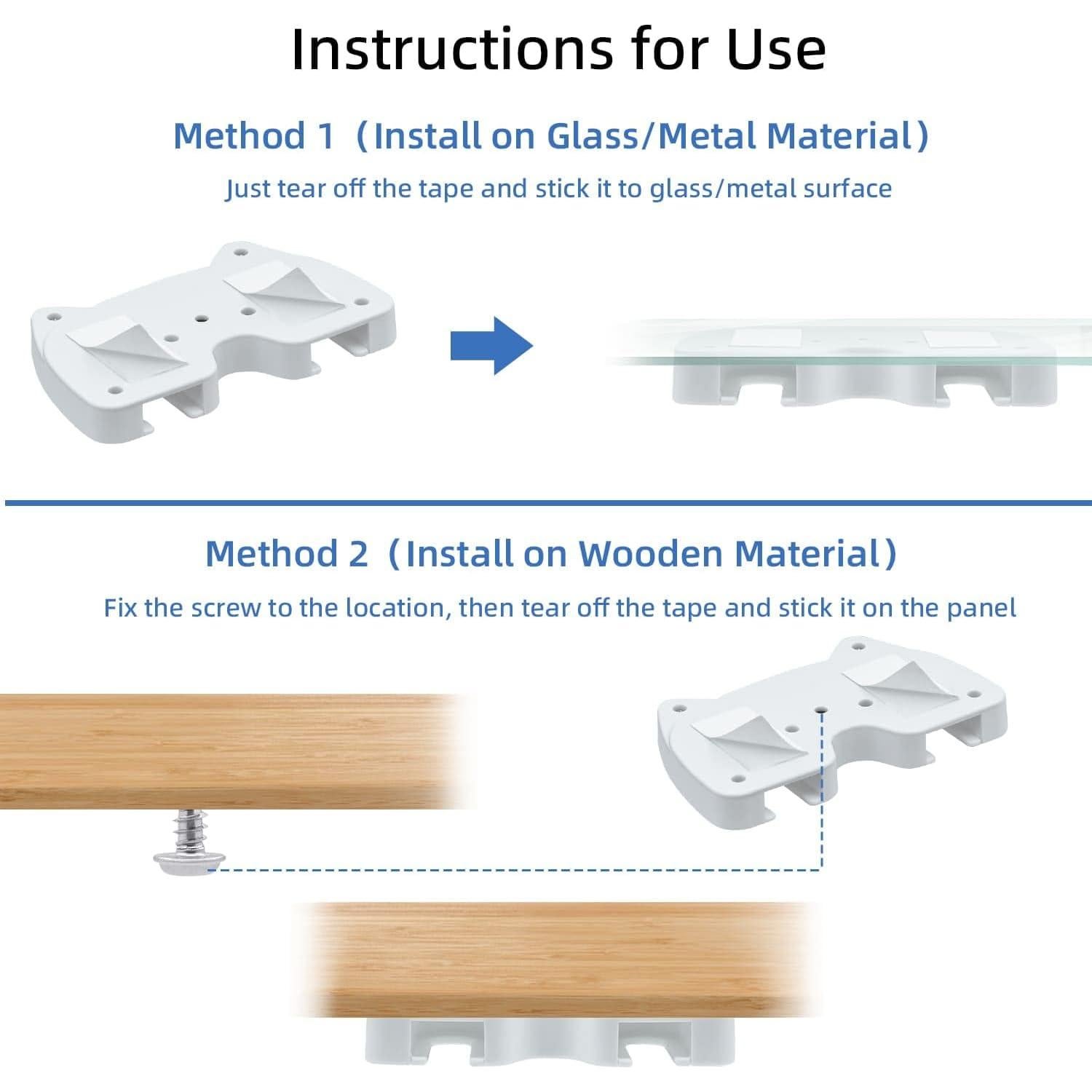 Soporte de escritorio Mcbazel para controladores Xbox y Switch - Blanco