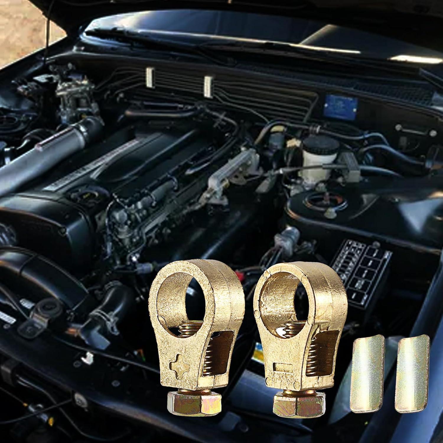 Clip de Conexión de Batería GUSHBIN Cobre Puro 2 Pares