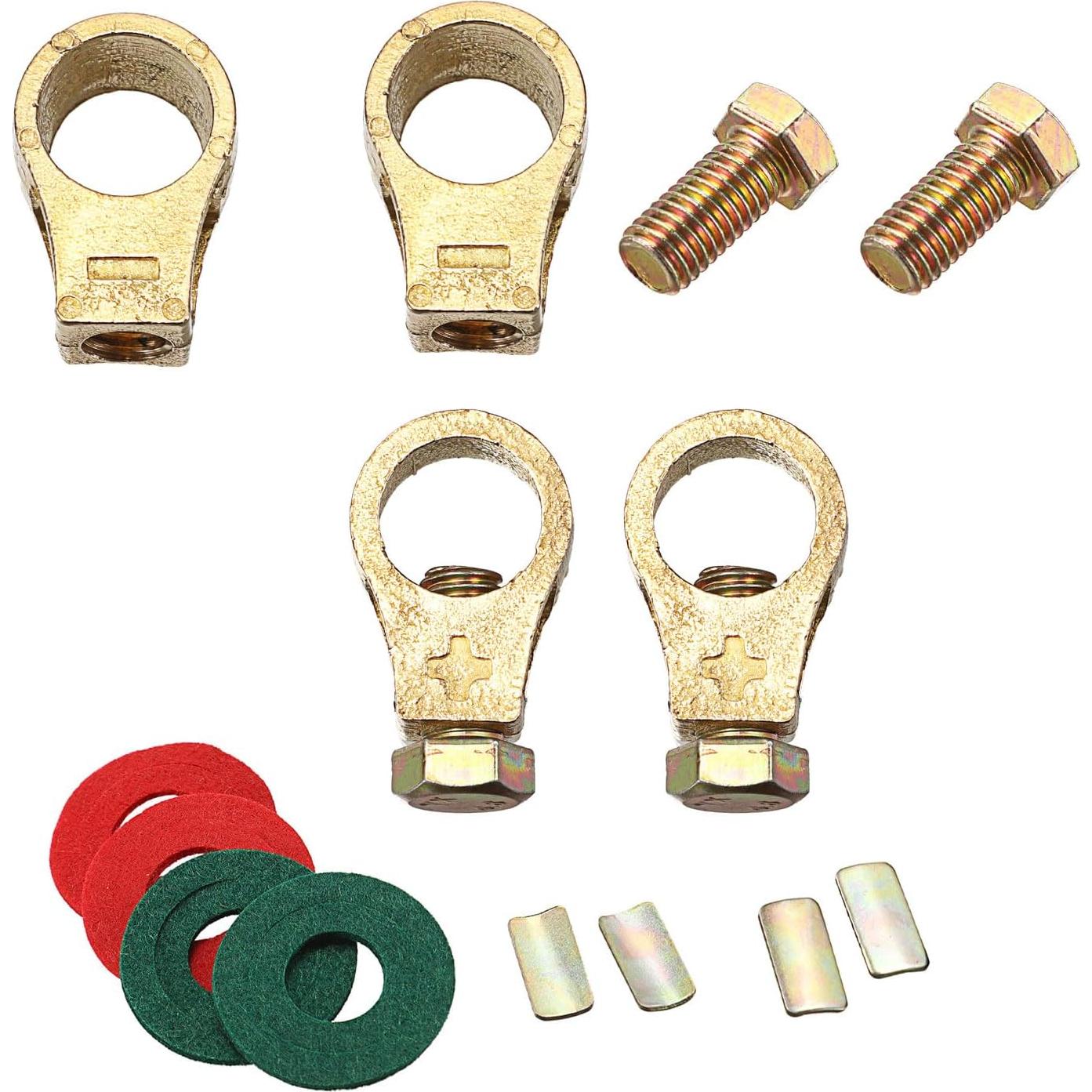 Clip de Conexión de Batería GUSHBIN Cobre Puro 2 Pares