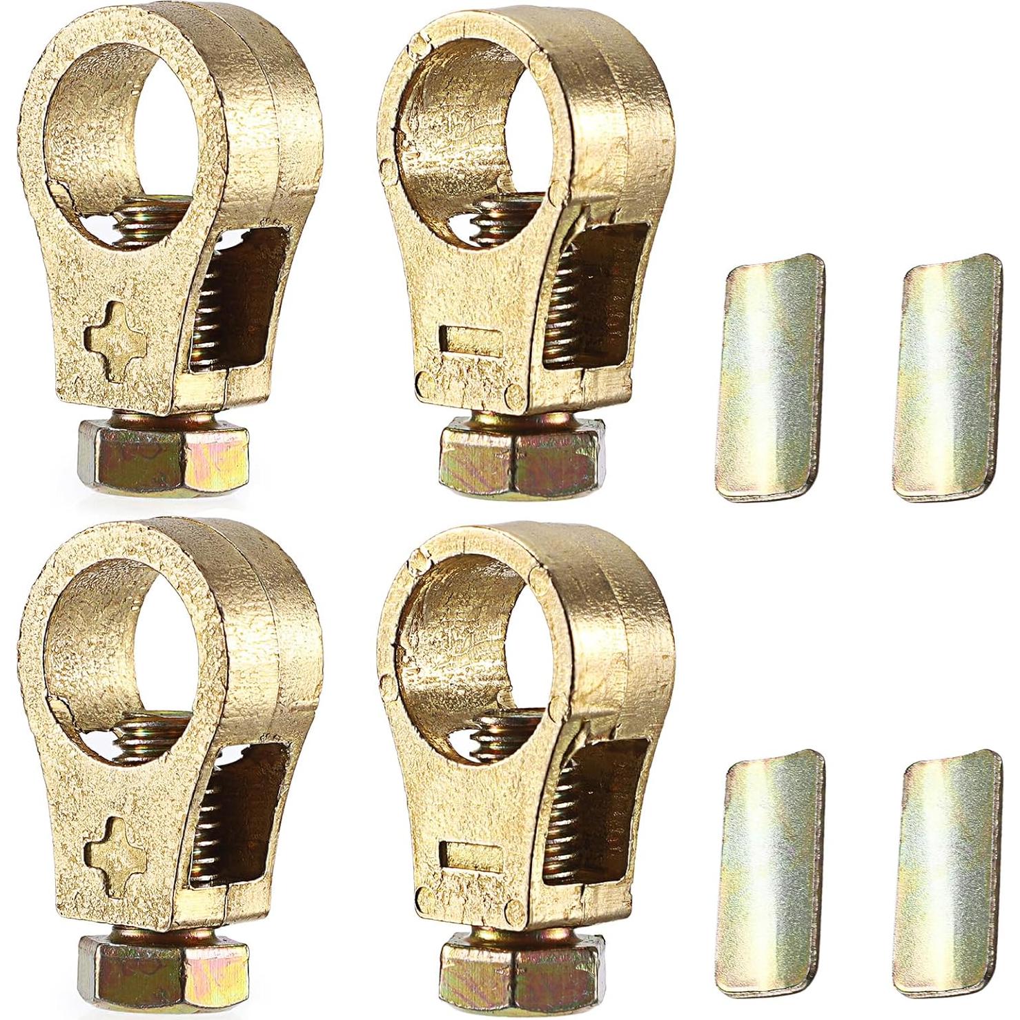 Clip de Conexión de Batería GUSHBIN Cobre Puro 2 Pares