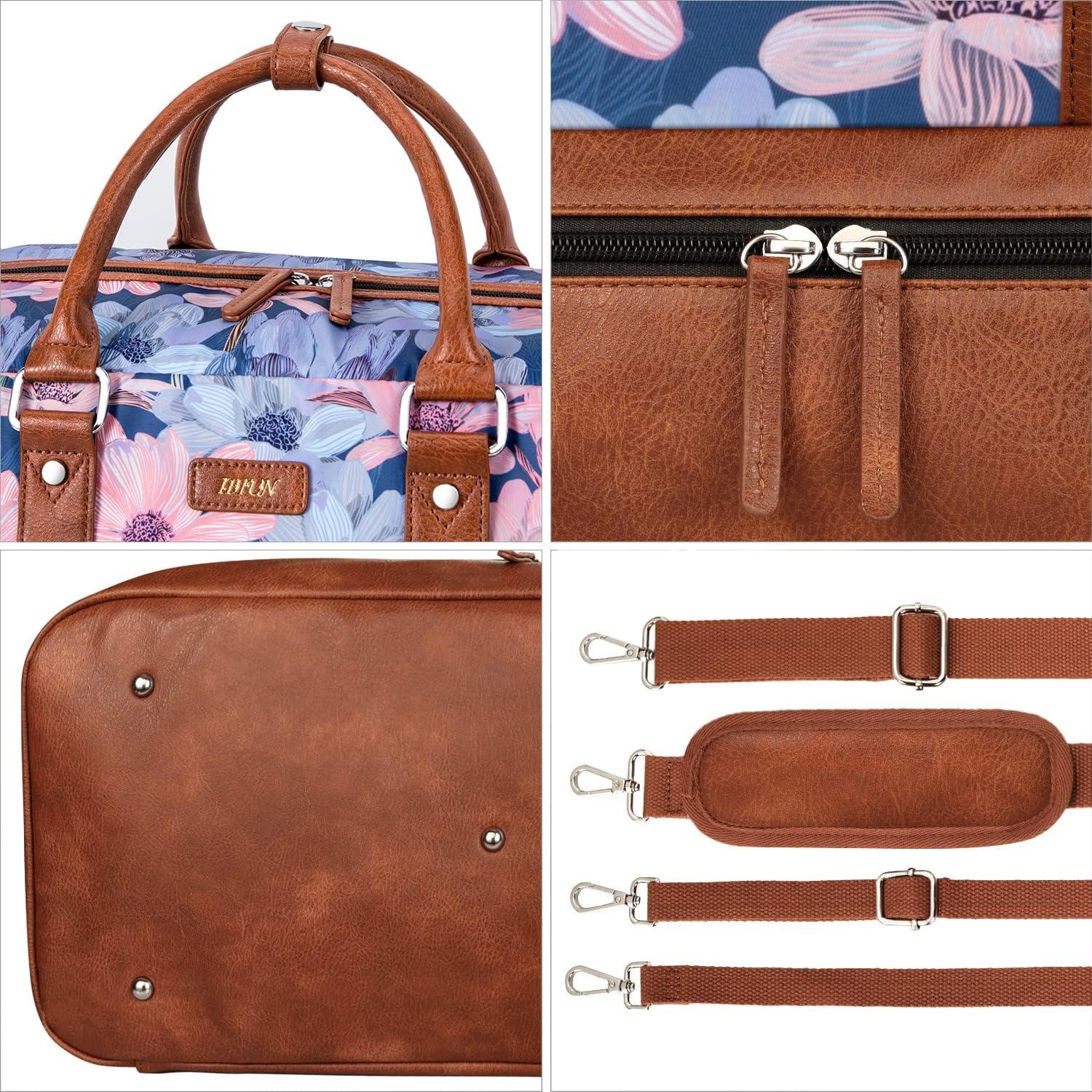 IBFUN Bolsa de Viaje Grande para Mujeres 3Pcs Set con Compartimento