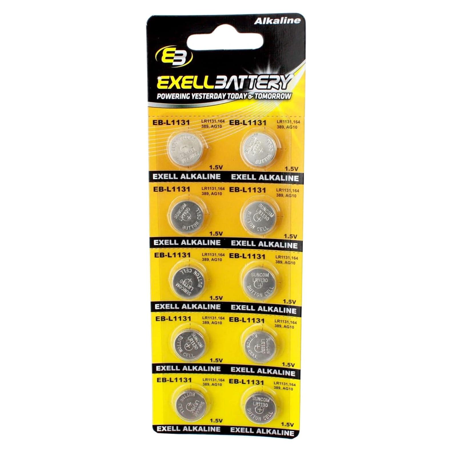 Batería Alcalina Vinnic LR54 L1131 1.5V x 10 Unidades