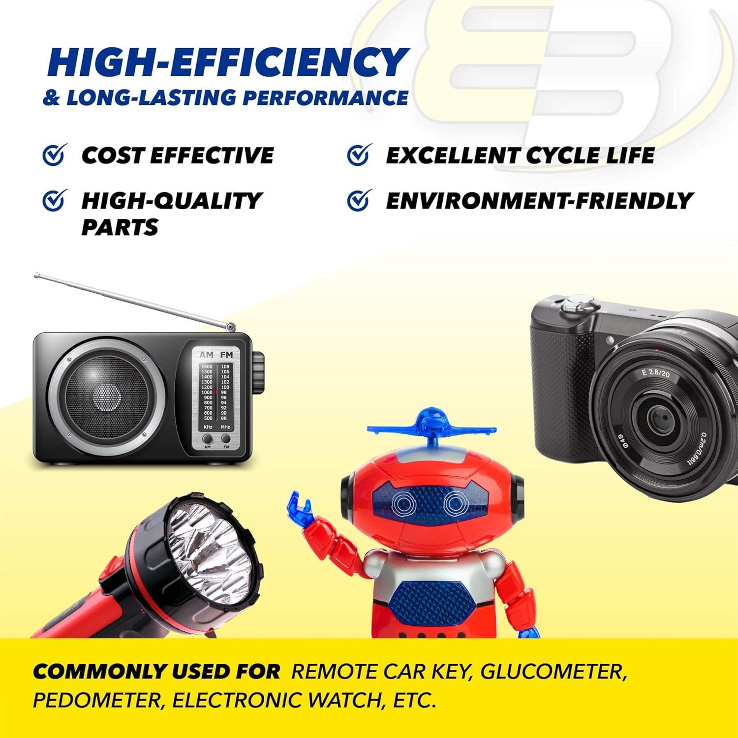 Batería Alcalina Vinnic LR54 L1131 1.5V x 10 Unidades