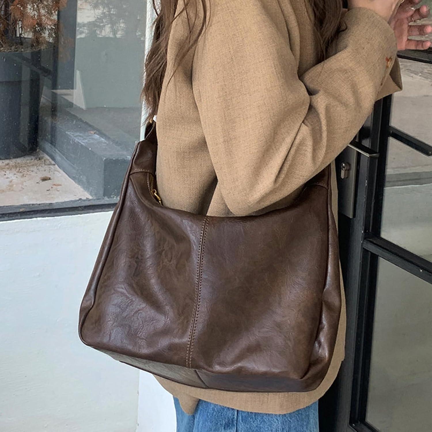 Bolso Hobo Celestina de Cuero Vegano para Mujeres