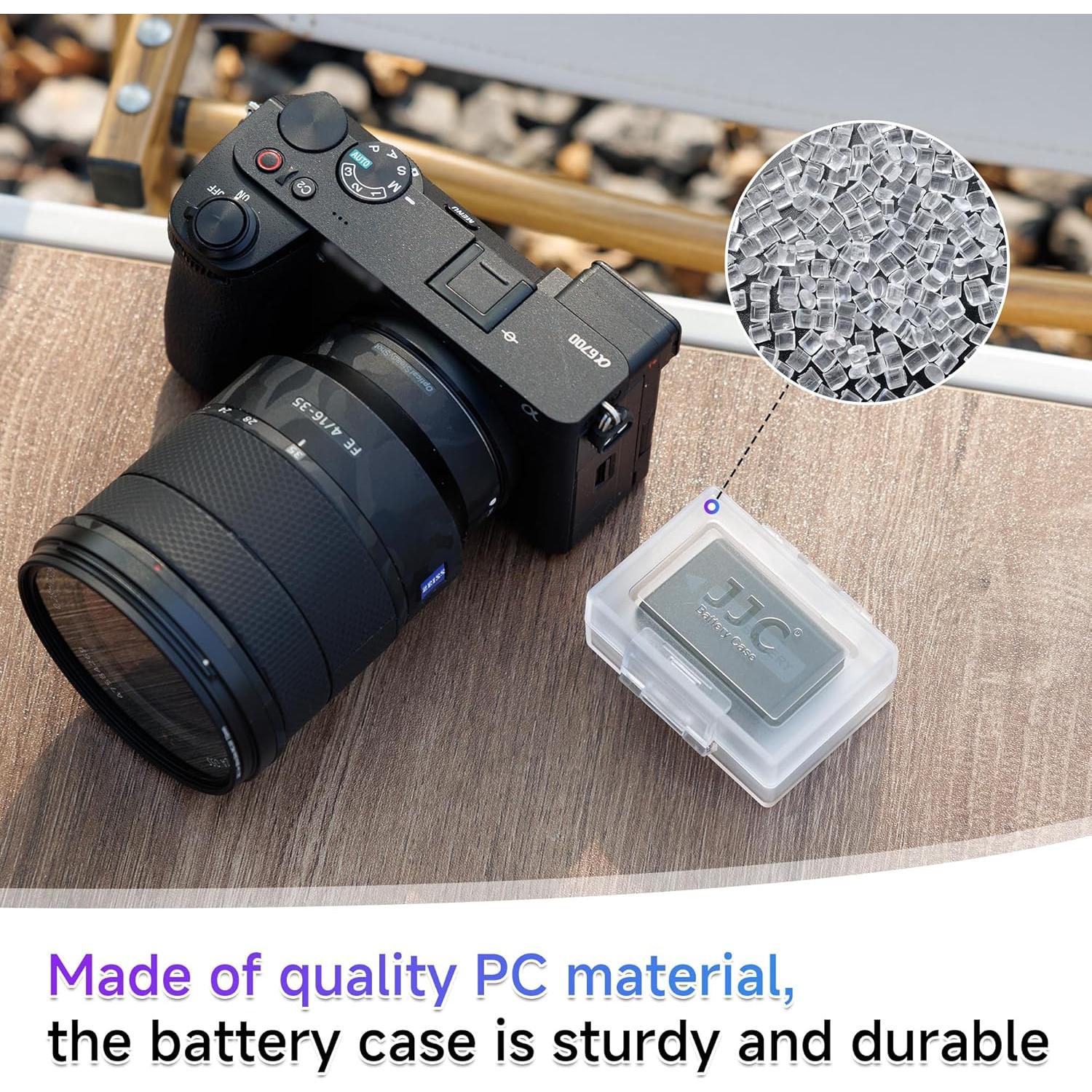 Caja de batería JJC BC-4K para cámaras y baterías AA/AAA