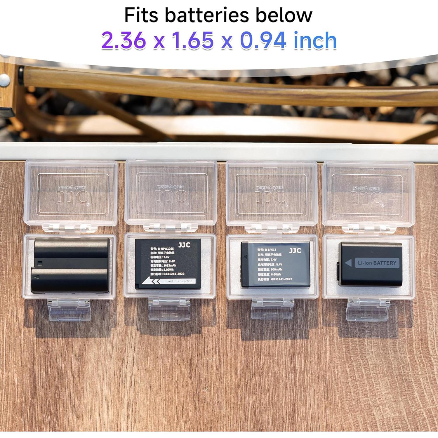 Caja de batería JJC BC-4K para cámaras y baterías AA/AAA