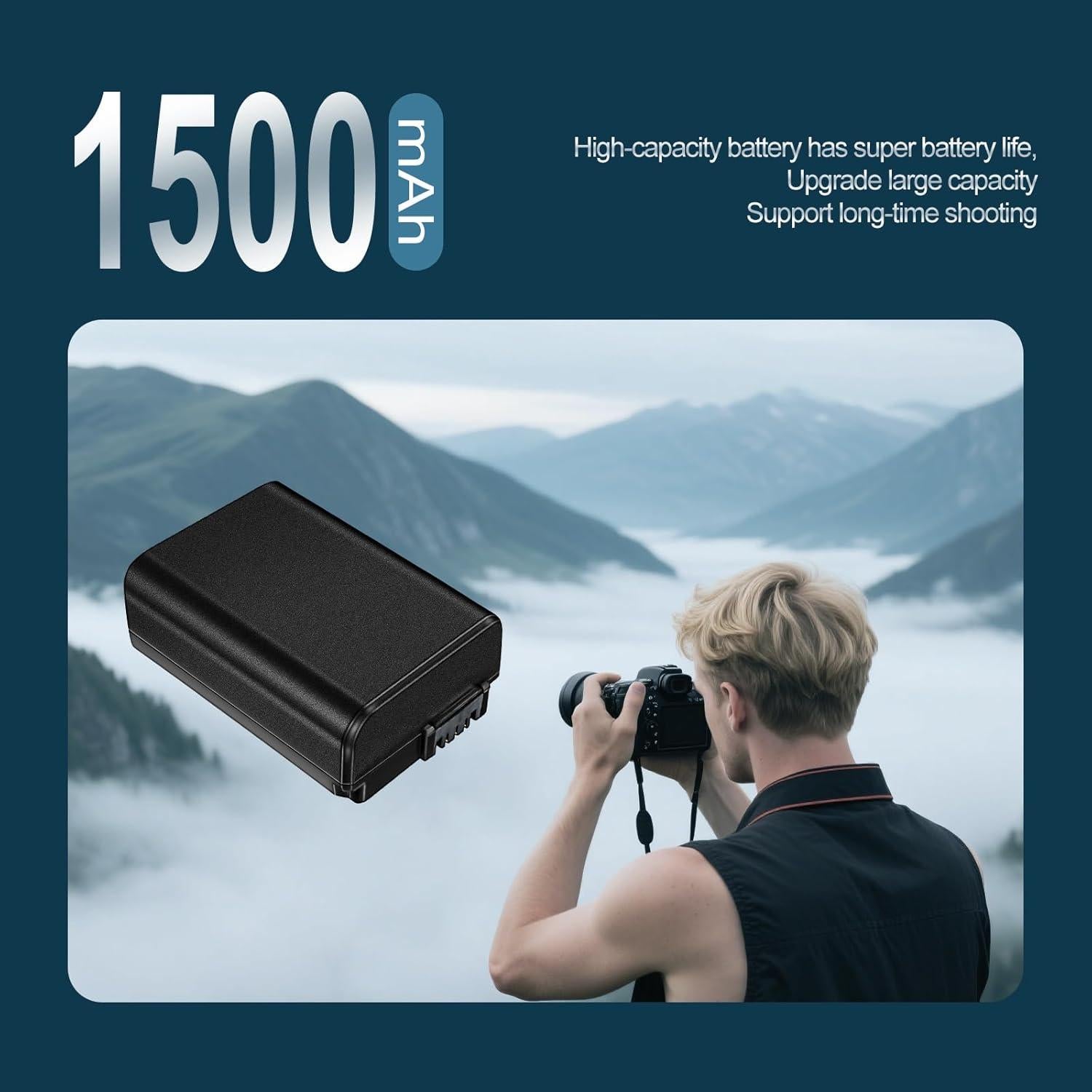 Baterías Recargables NP-FW50 7.2V 1500mAh 2 Piezas Sony