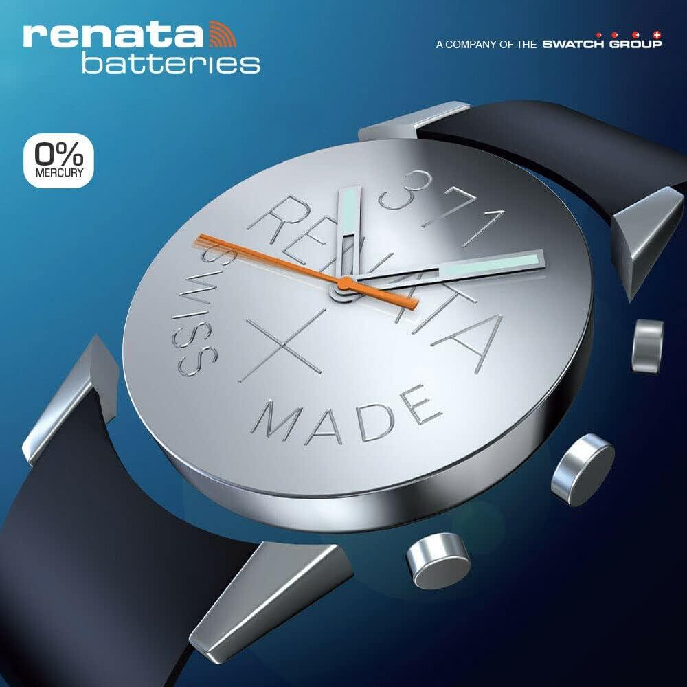 Baterías de Óxido de Plata Renata 376 SR626W - 1.55V (2 Unidades)