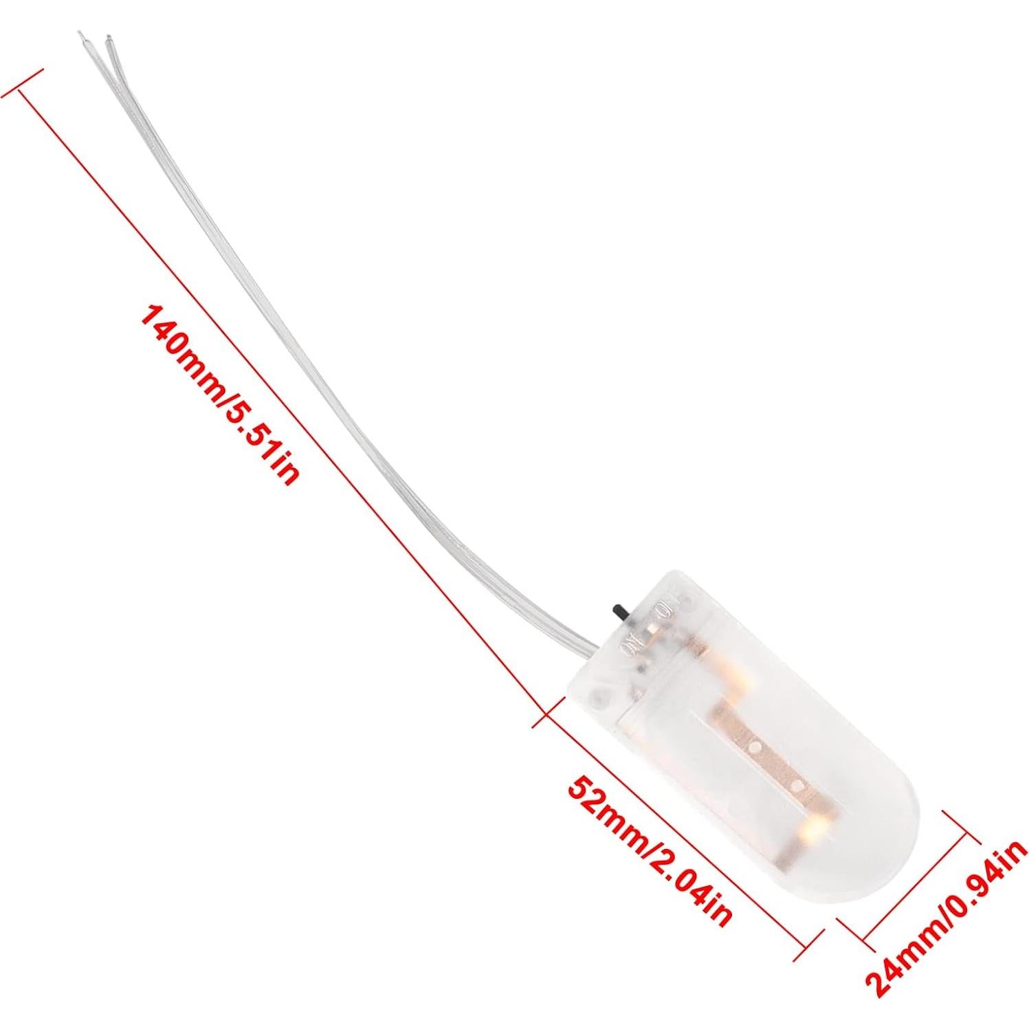 10 Soportes de Batería CR2032 con Interruptor ON-OFF DORHEA