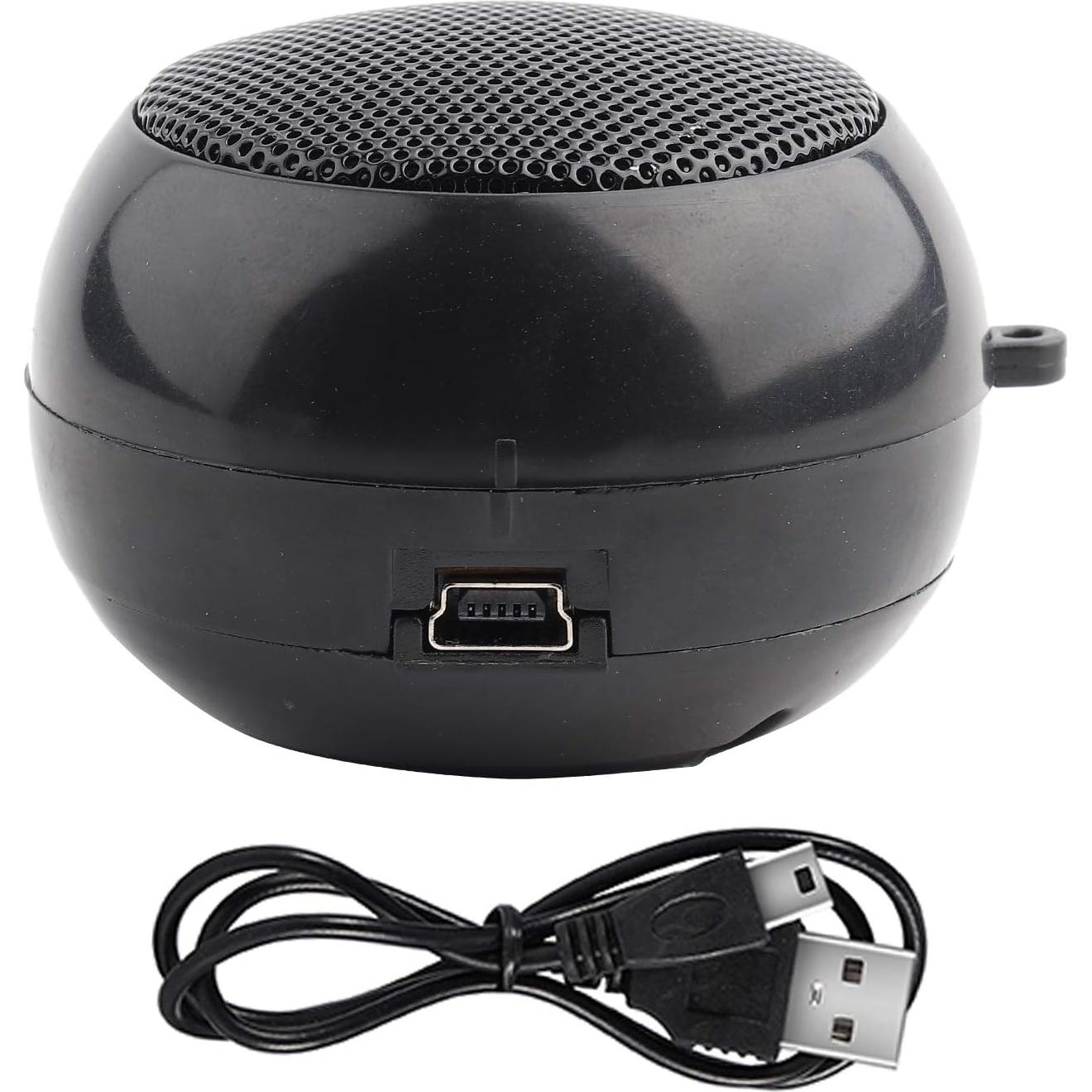 Altavoz Portátil Ciciglow Retráctil 180mAh 5.21x5.21cm Negro