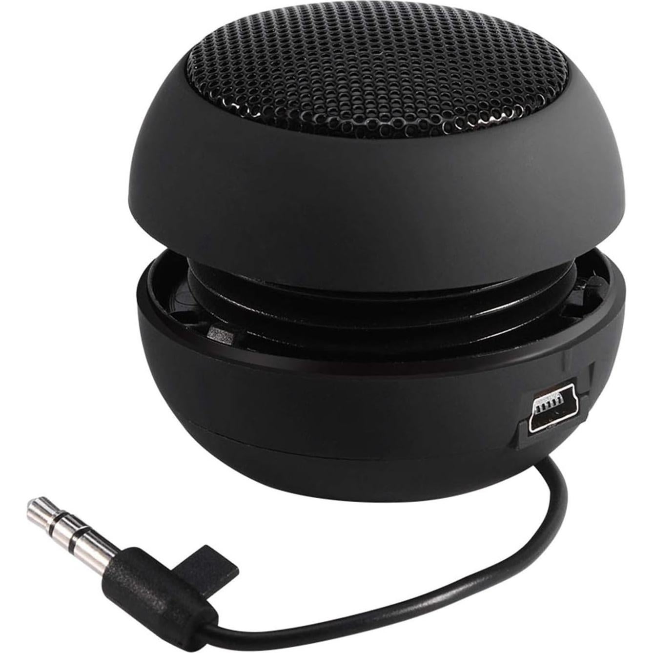 Altavoz Portátil Ciciglow Retráctil 180mAh 5.21x5.21cm Negro