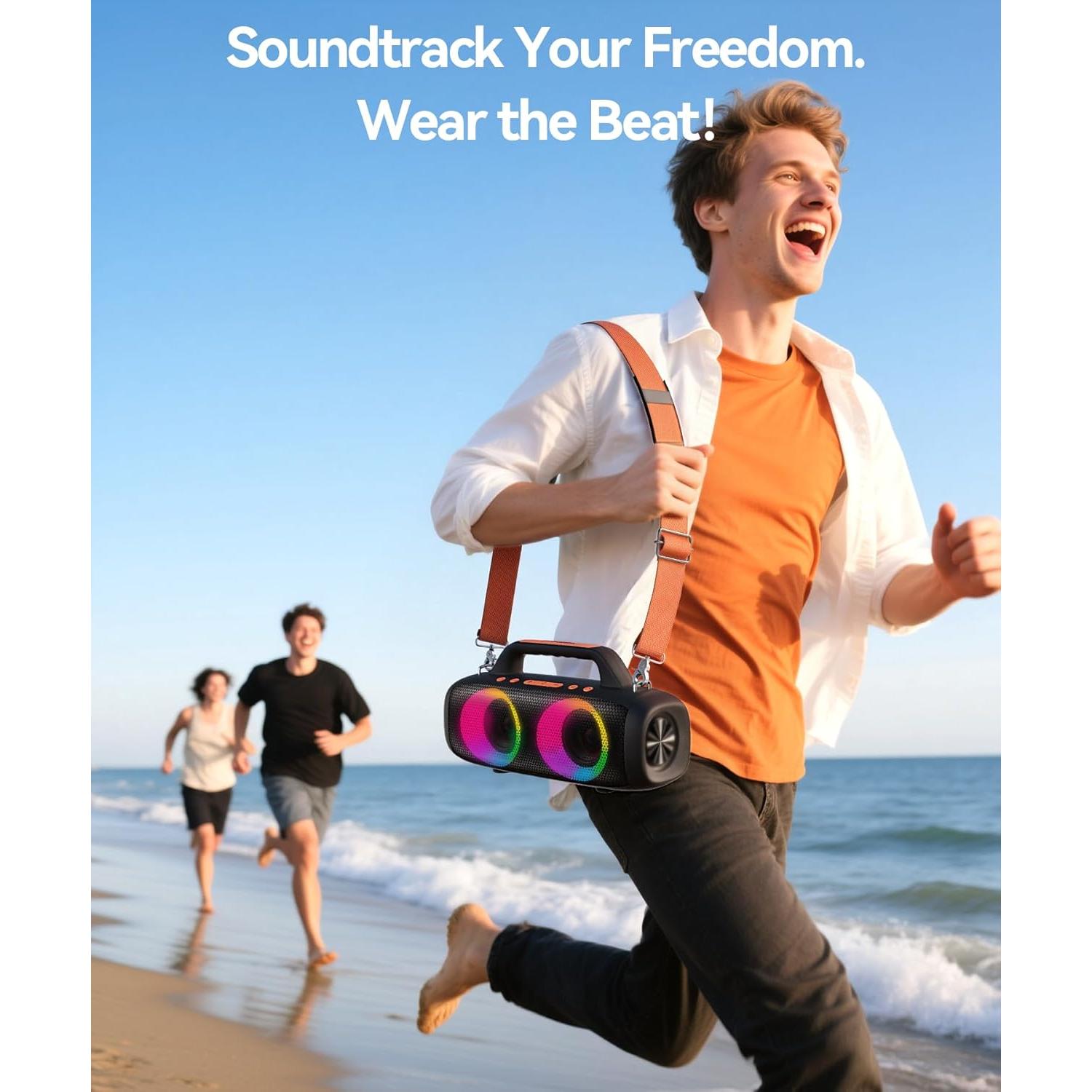 Altavoz Bluetooth Portátil BassBloom ROAR 1 60W IPX6 24H