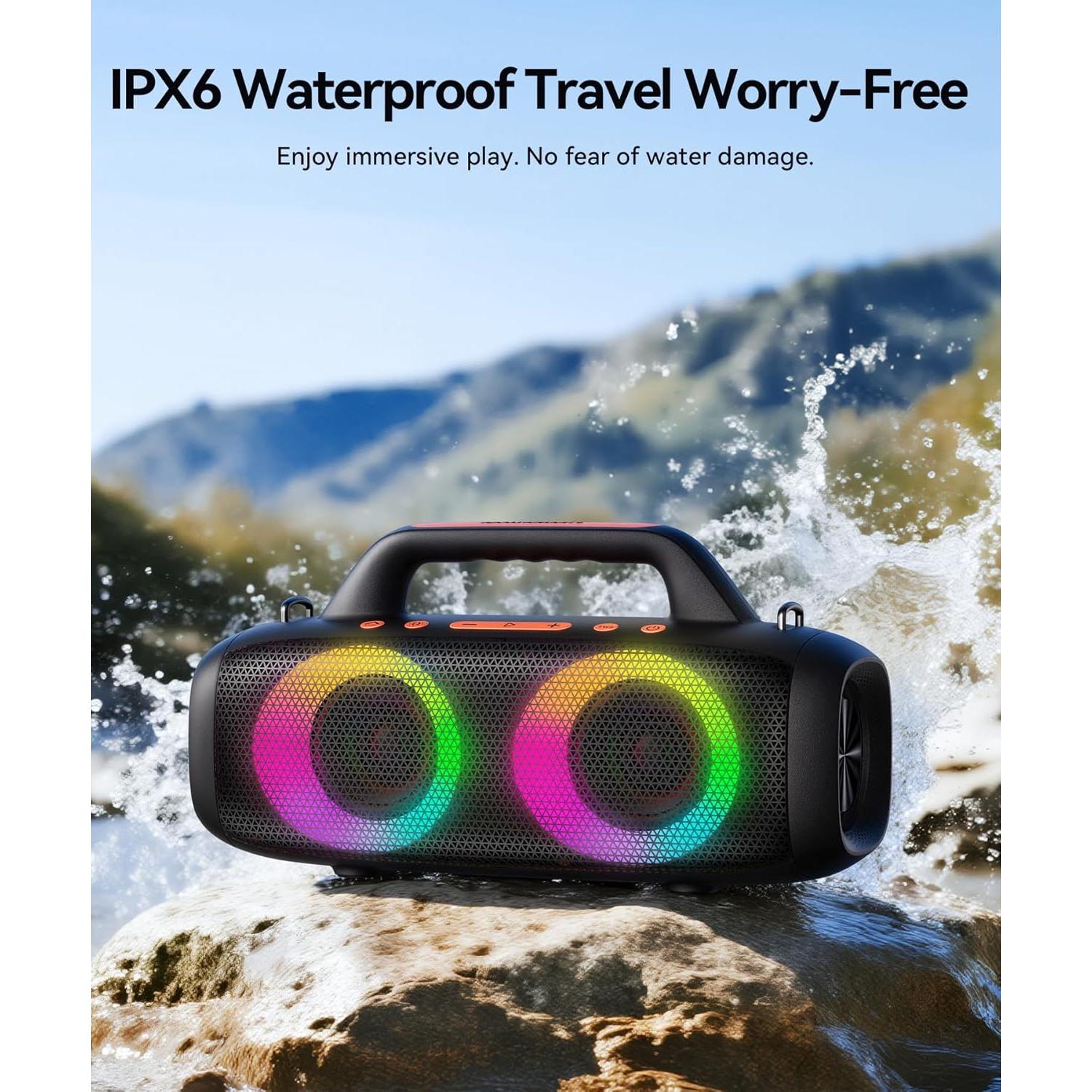 Altavoz Bluetooth Portátil BassBloom ROAR 1 60W IPX6 24H