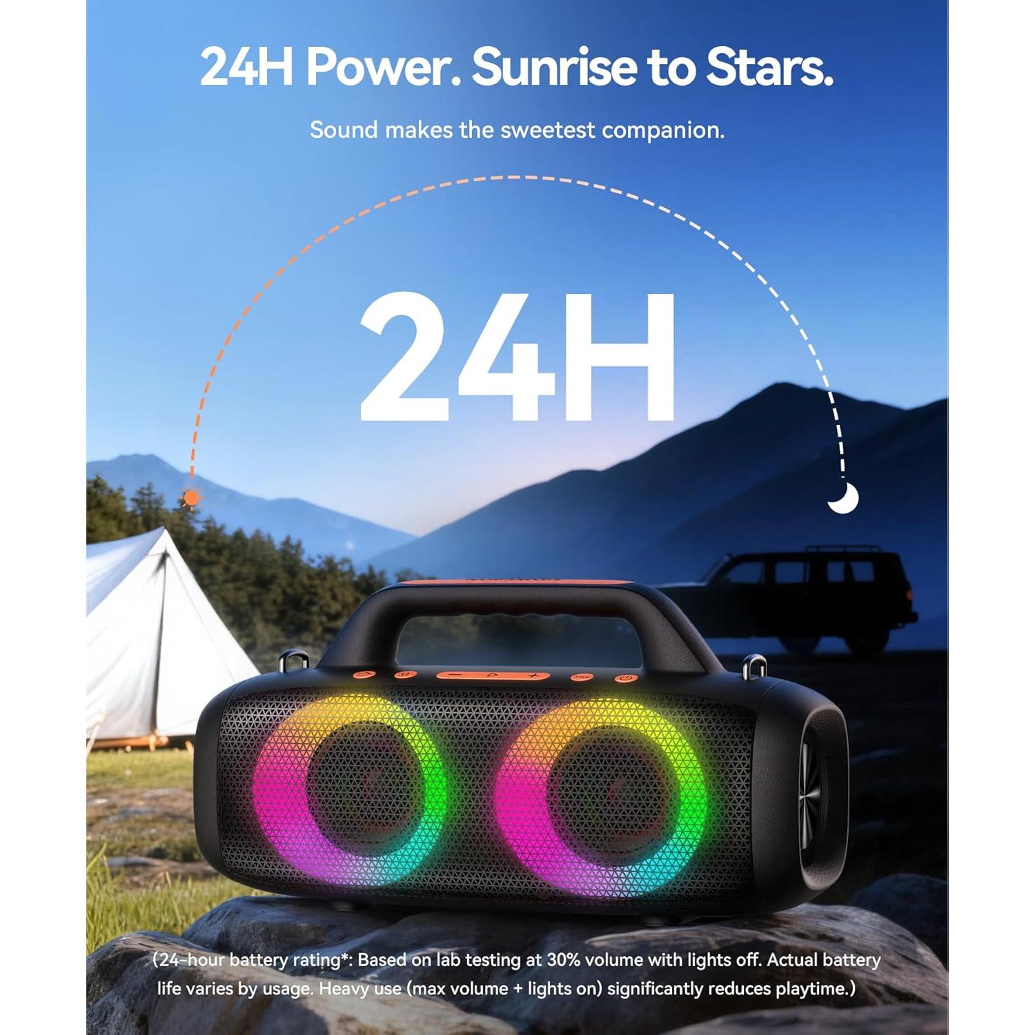 Altavoz Bluetooth Portátil BassBloom ROAR 1 60W IPX6 24H