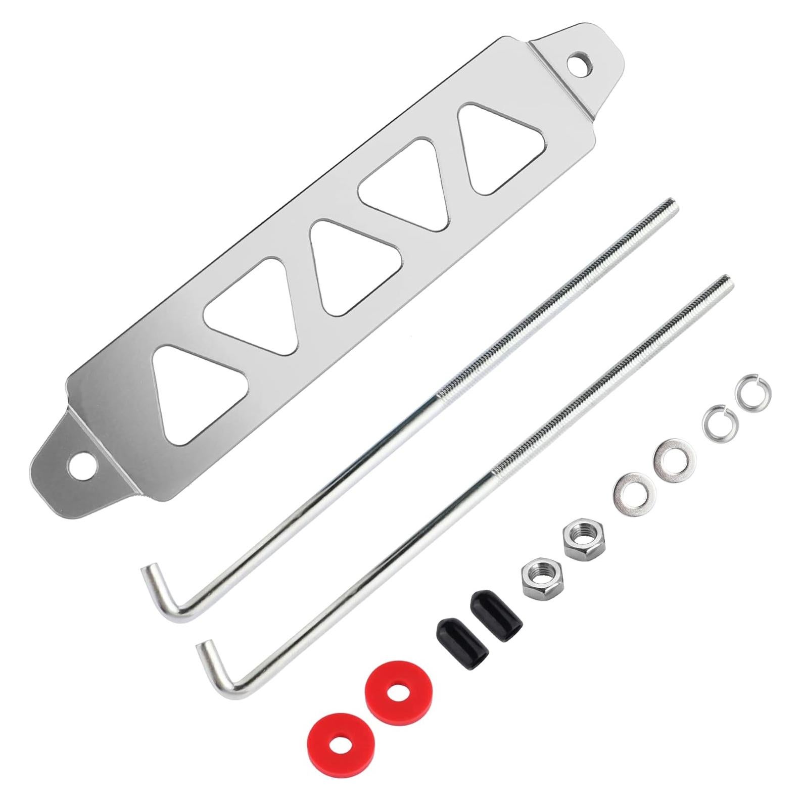 Soporte de Batería Aokdom Universal de Aluminio Plata 207mm