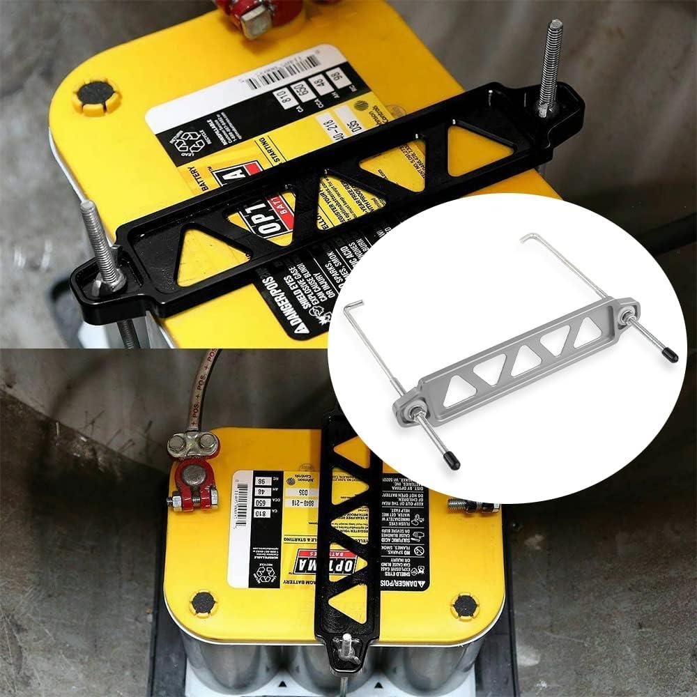 Soporte de Batería Aokdom Universal de Aluminio Plata 207mm