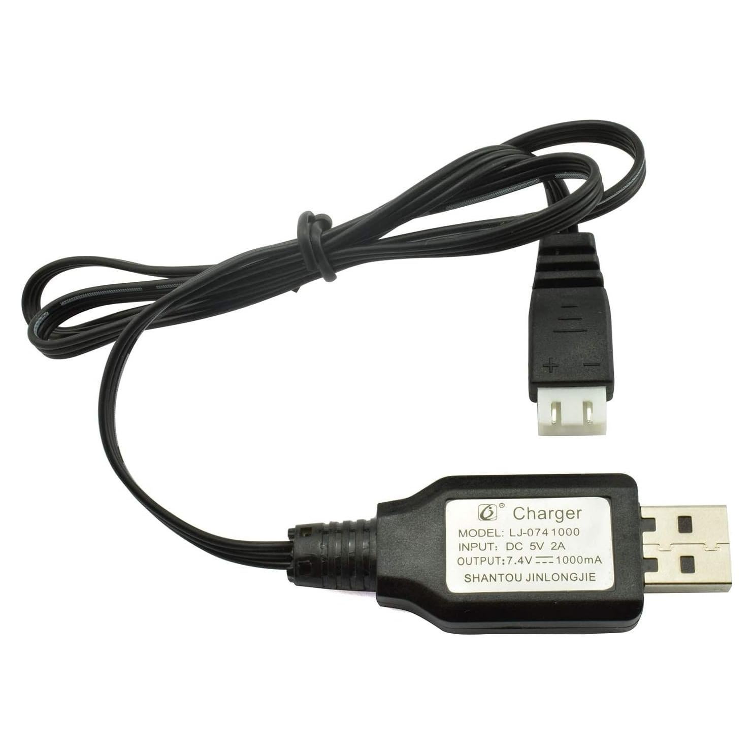 Cable de Carga USB 7.4V TAODAN XH-3P para Batería Lipo
