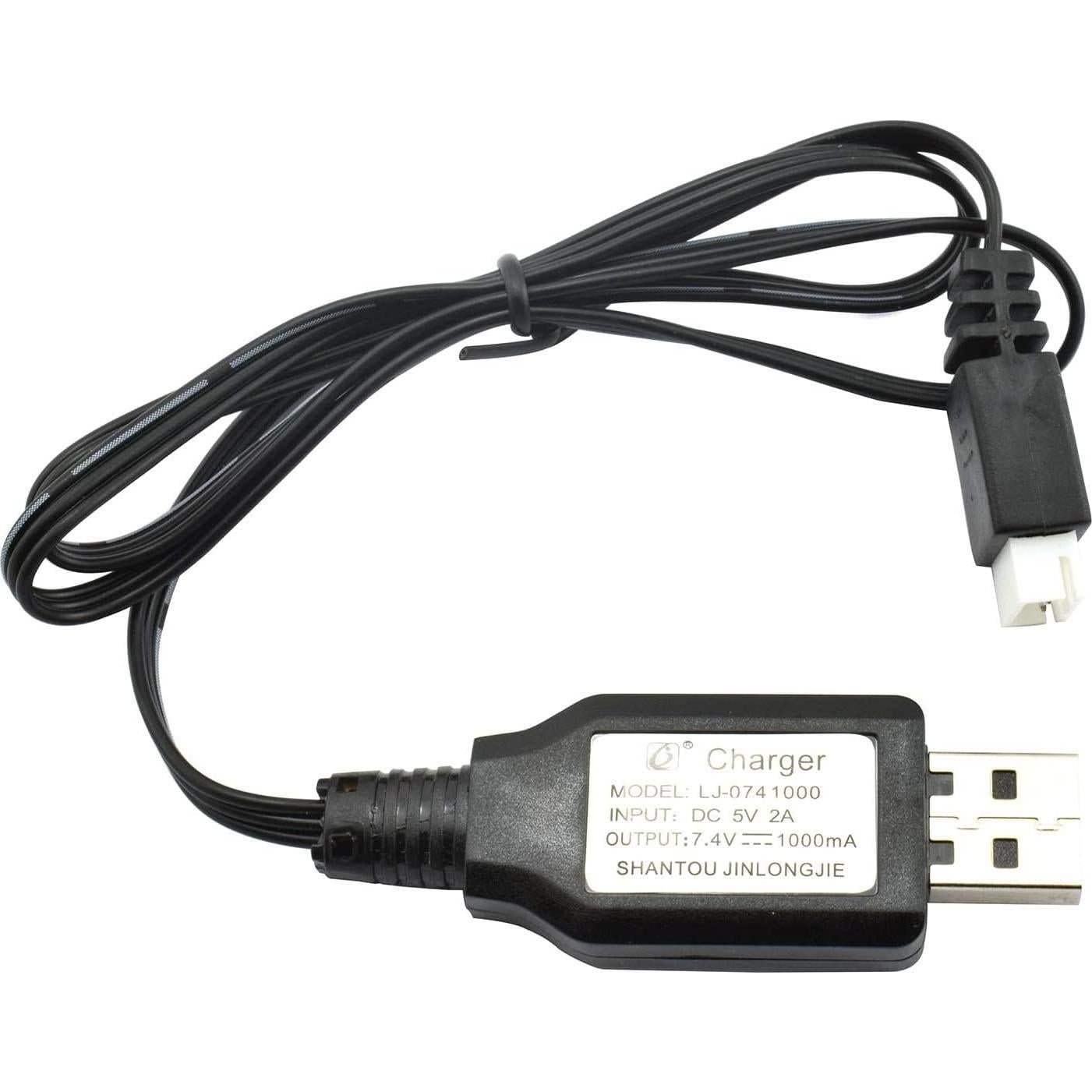 Cable de Carga USB 7.4V TAODAN XH-3P para Batería Lipo