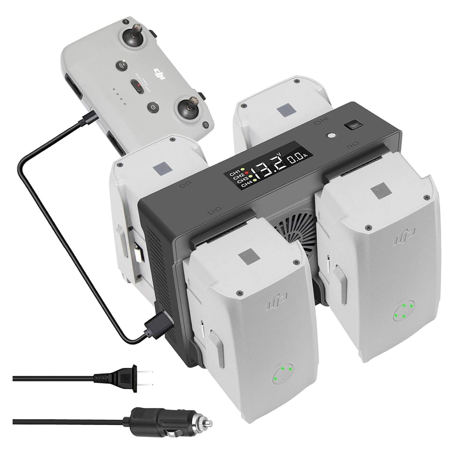 Cargador de Baterías 5 en 1 Hanatora para DJI Air 2S y Mavic Air