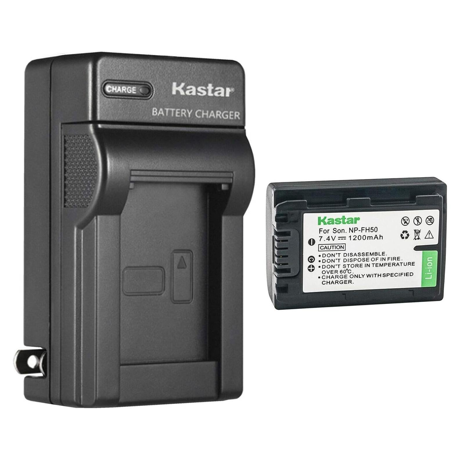 Batería y Cargador Kastar para Sony DCR-SR36/SR37/SR38