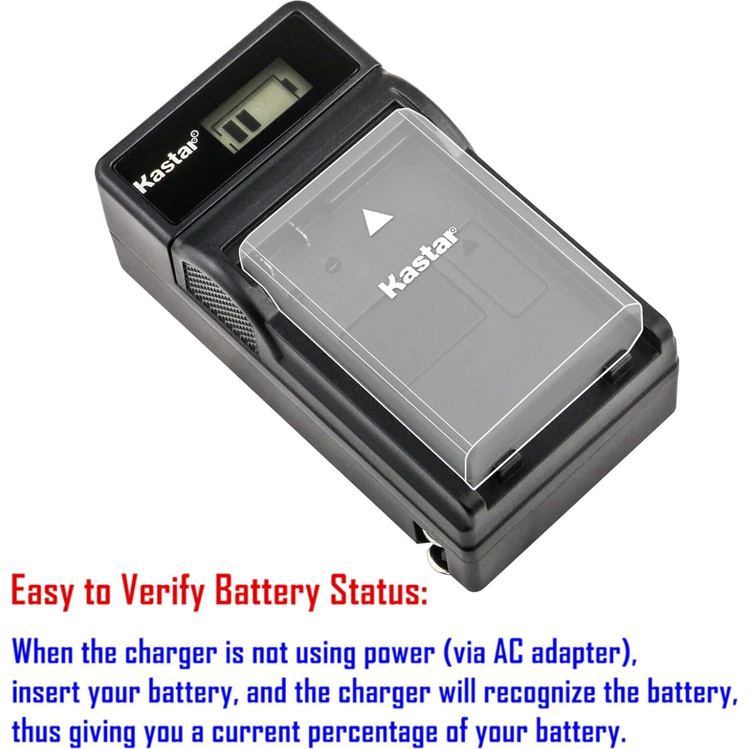 Cargador de Batería AC Kastar NP-FH50 para Cámaras Sony