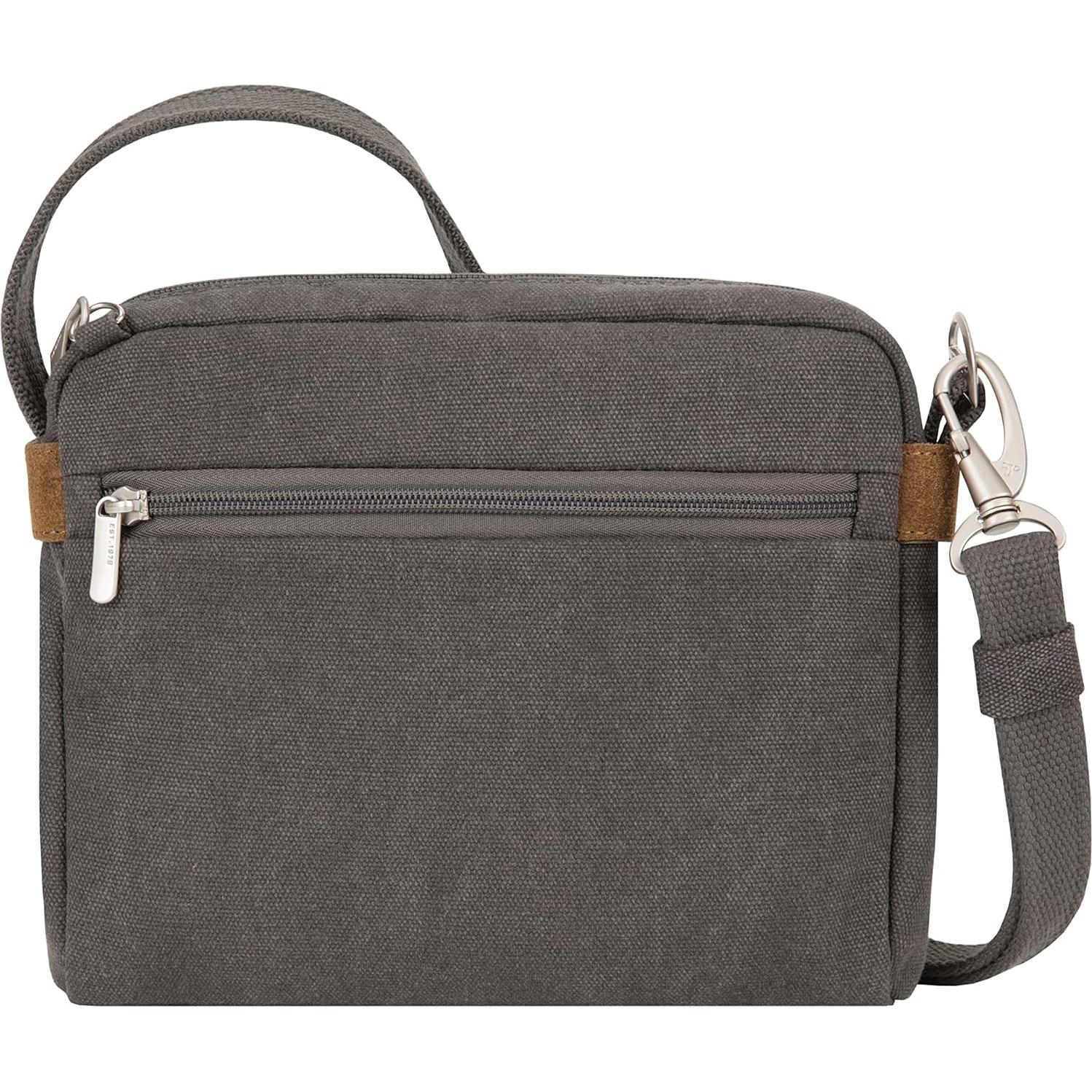 Bolso Cruzado Antirrobo Travelon Heritage 24.77x20.32cm
