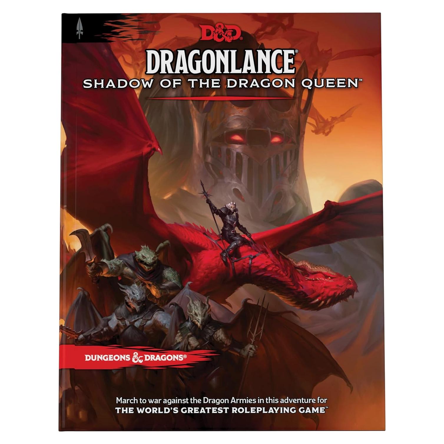 Libro Aventura D&D Dragonlance Sombra Reina Dragón