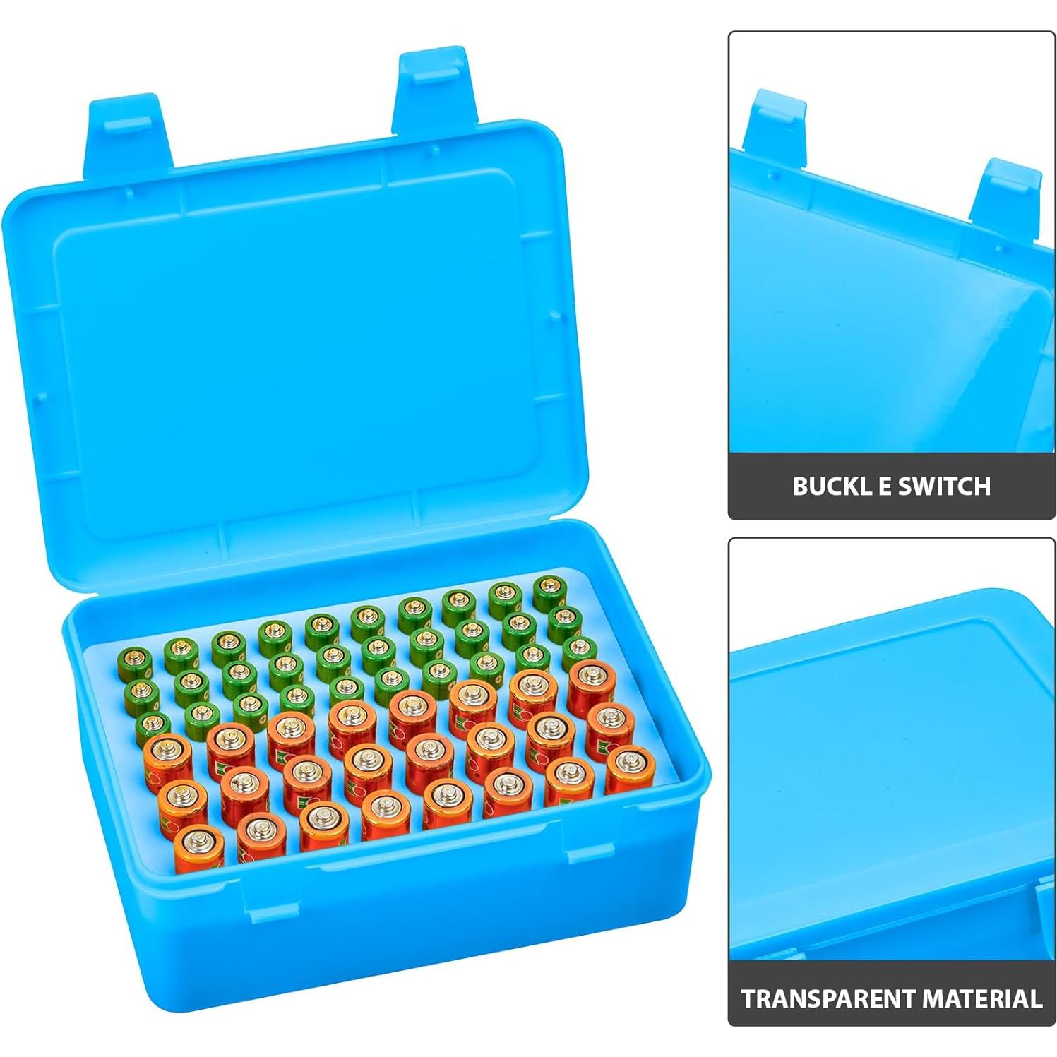 Caja Organizadora de Baterías ALCYON para 54 Baterías AA/AAA